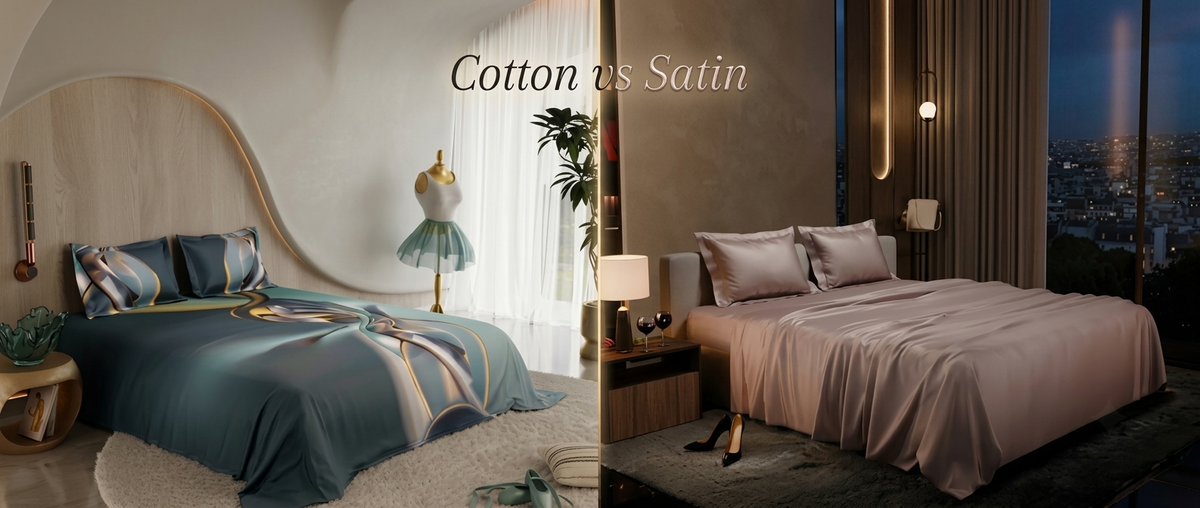 Cotton vs Satin: Which Bedsheet Fabric Should You Choose?