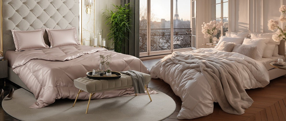 What Is The Difference Between A Comforter & A Blanket?