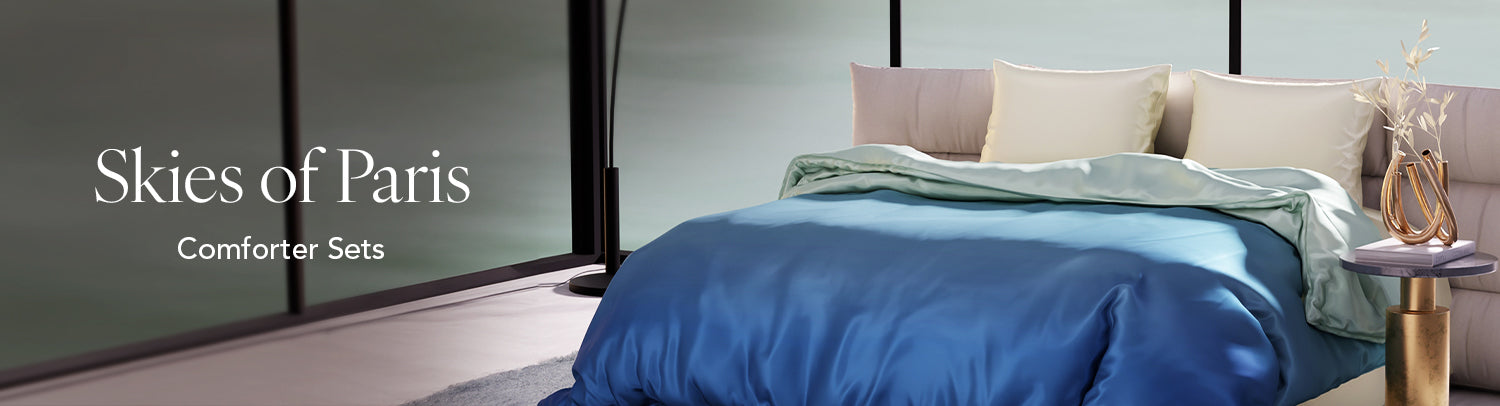 Skies of Paris Comforter