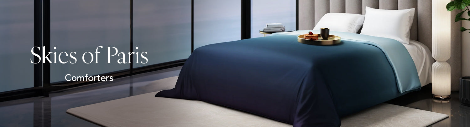 Skies of Paris Comforter