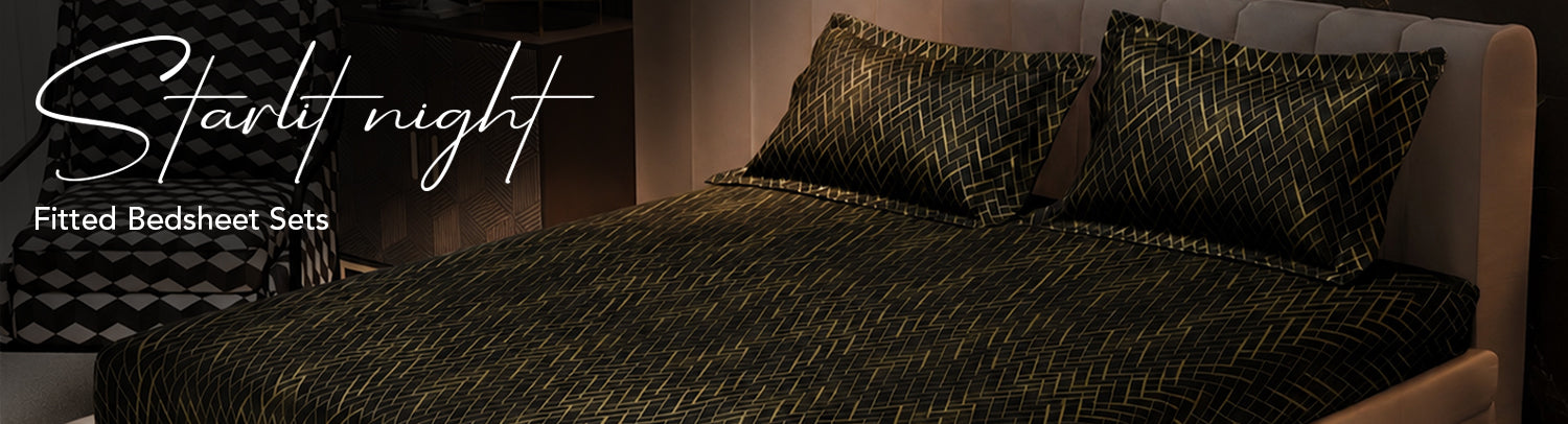 Starlit Night Fitted Sheet Set