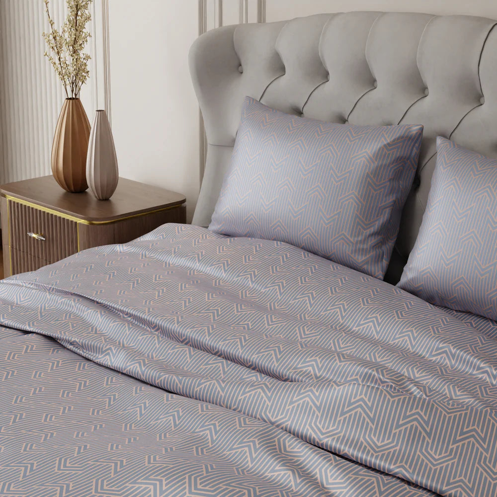 Le Gris Mosaic Bedsheet Set-Style 2