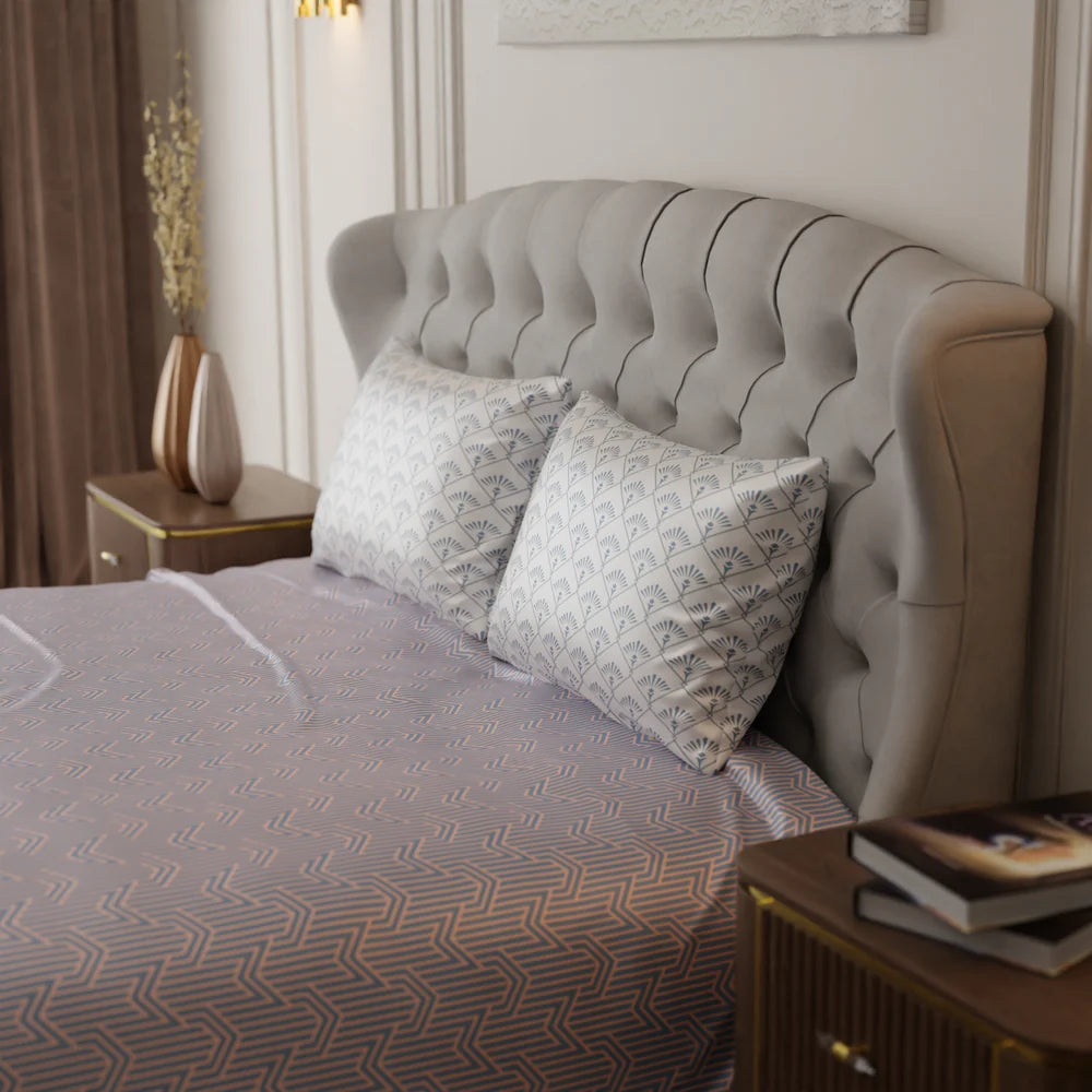 Le Gris Mosaic Bedsheet Set-Style 3