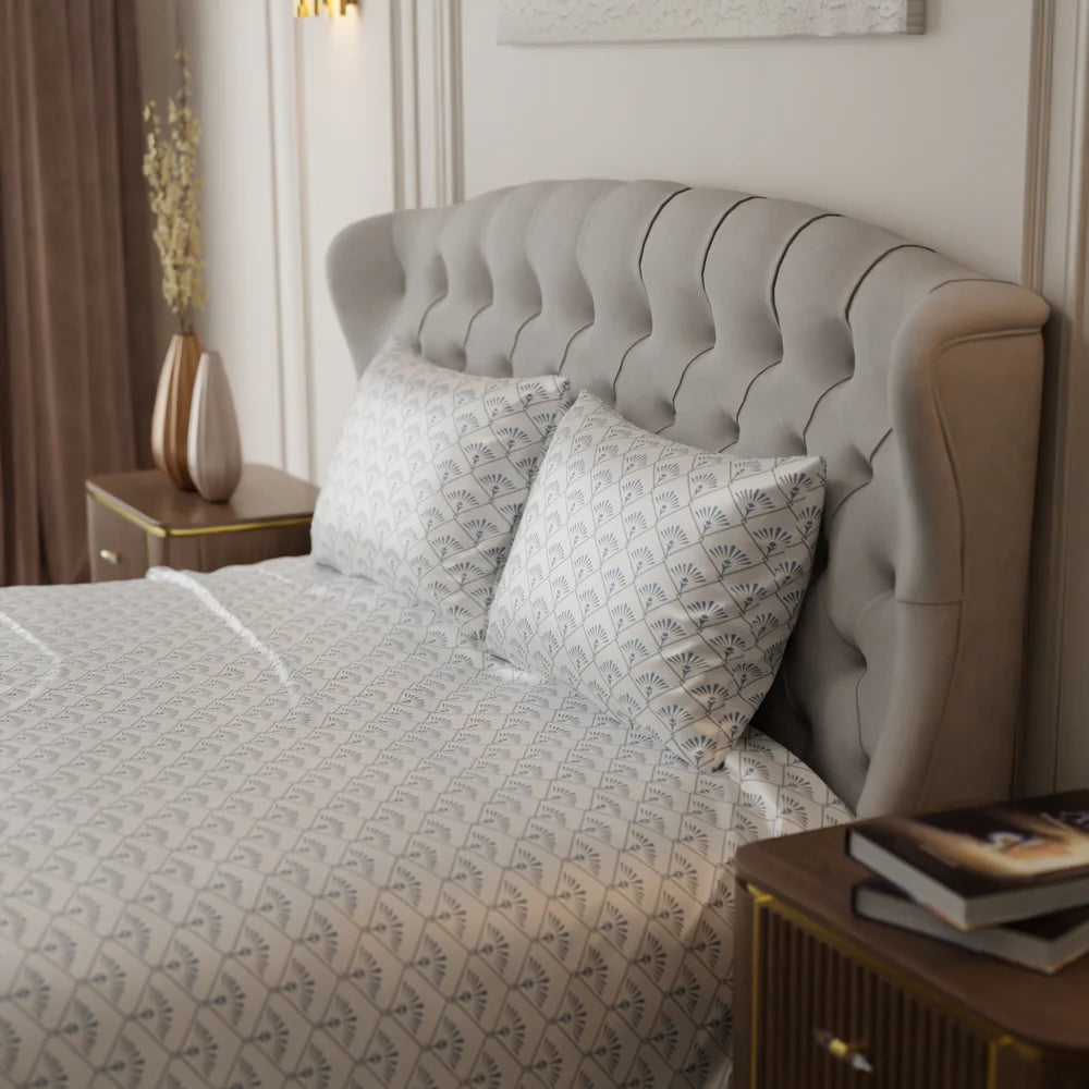 Le Fleur Mosaic Bedsheet Set -Style 3