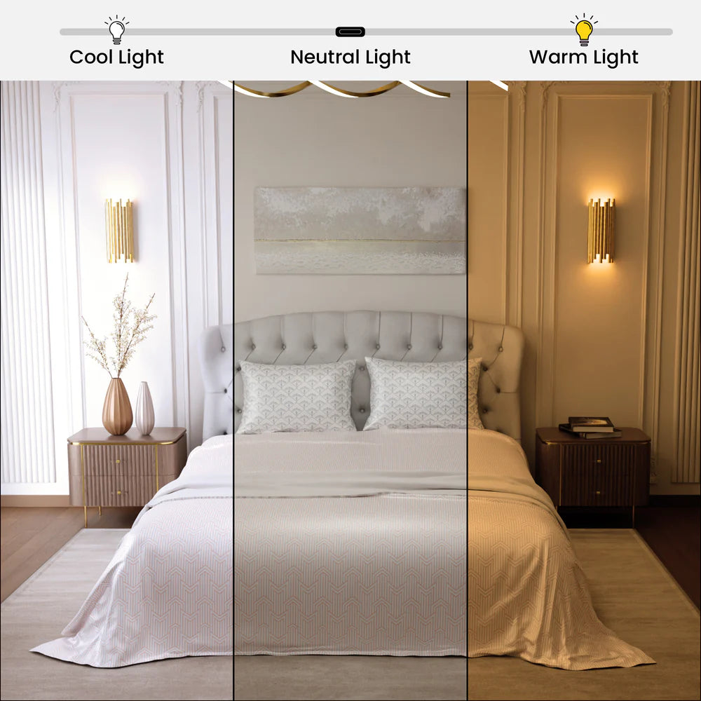 Peach Fuzz Mosaic Bedsheet Set-Style 3