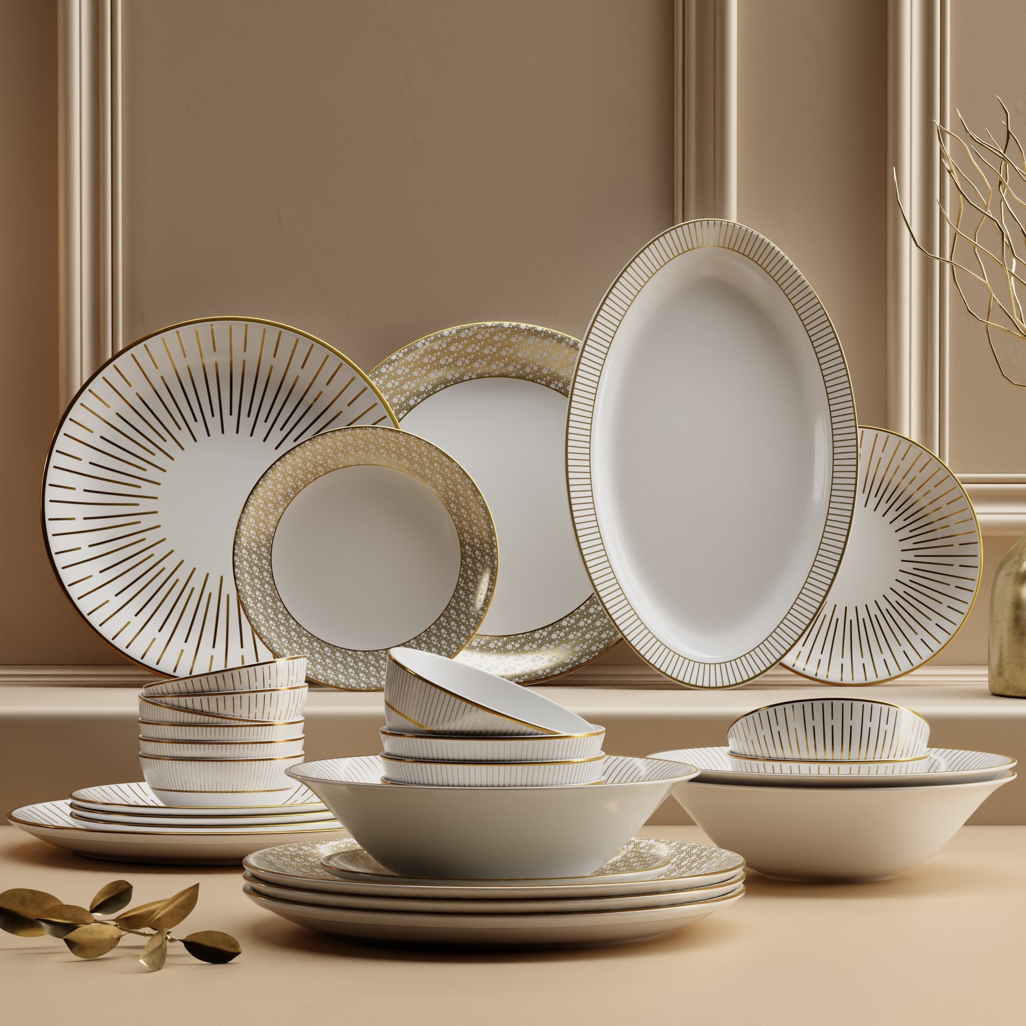 Cannes Glow - 28pc Dinnerware Set