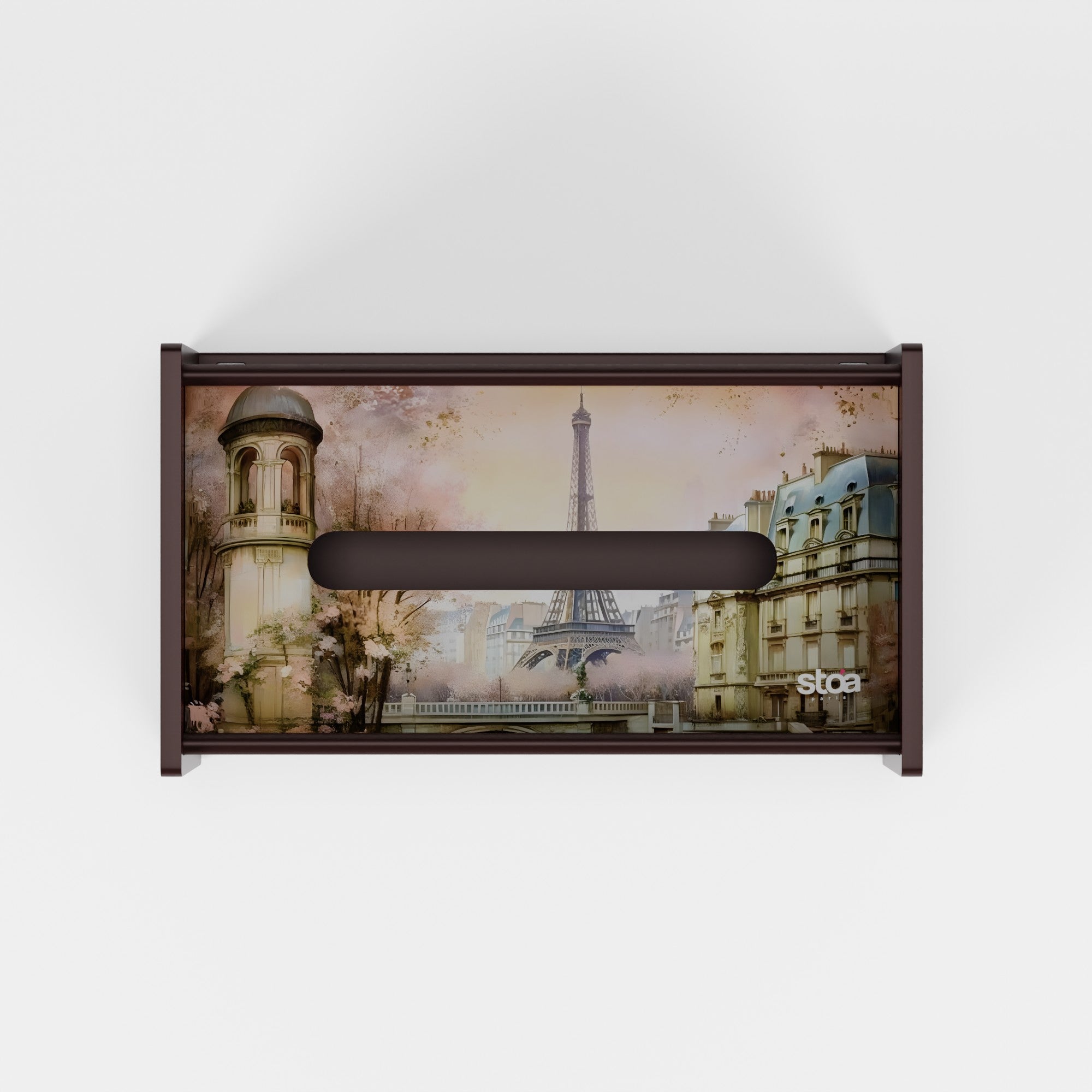 Paris in Cherry Blossom Tissue Box