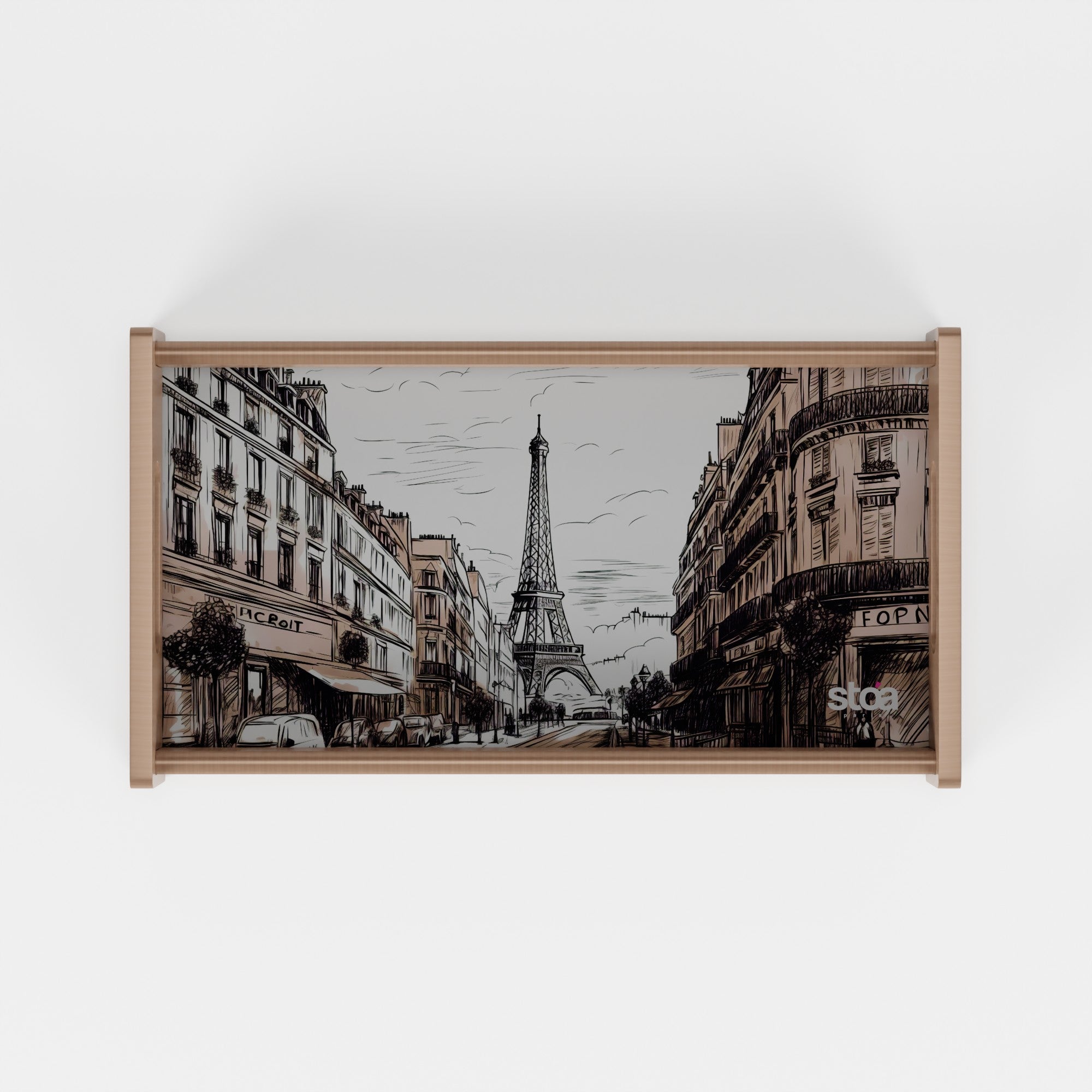 Paris Dessin Serving Tray