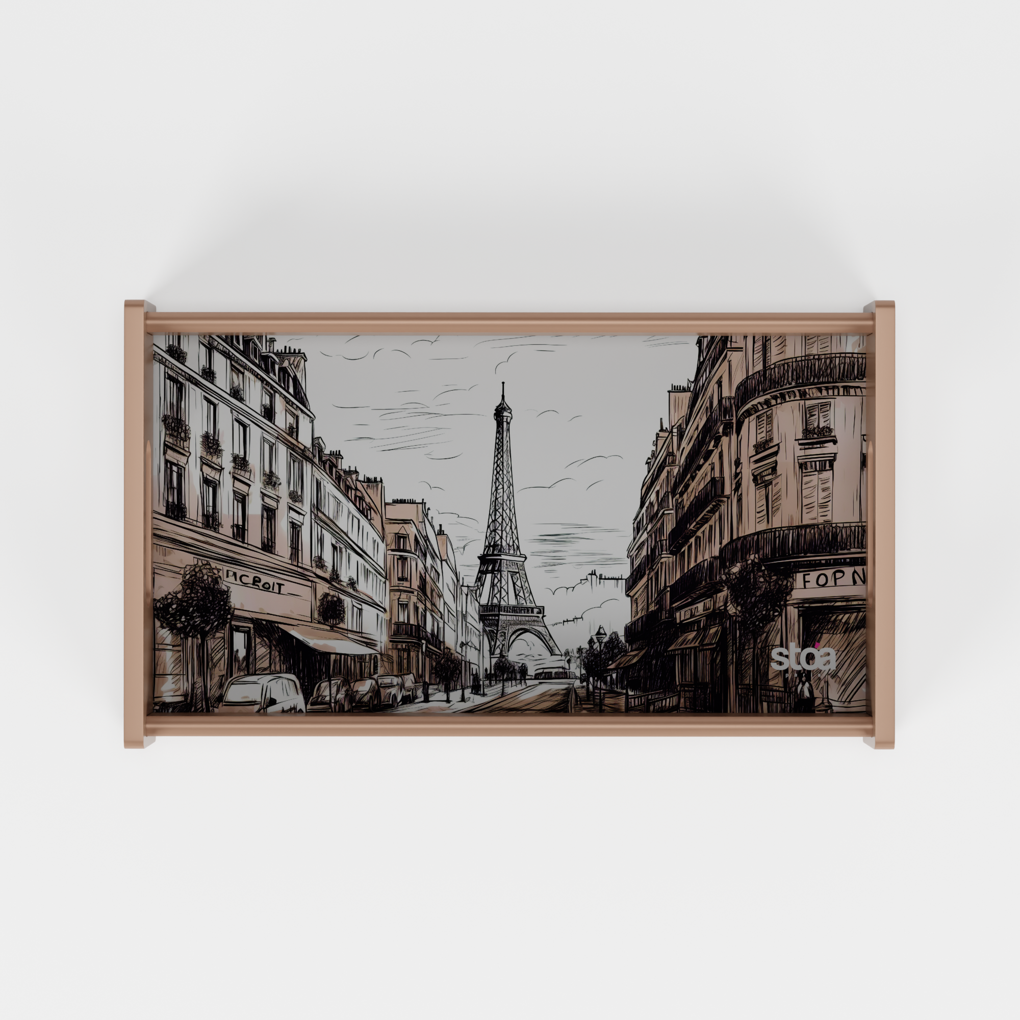 Paris Dessin Serving Tray
