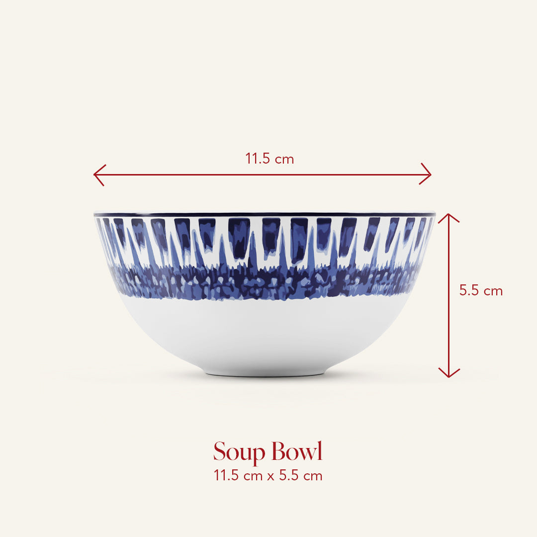 Paris Fleur - 6pc Soup Bowl Set