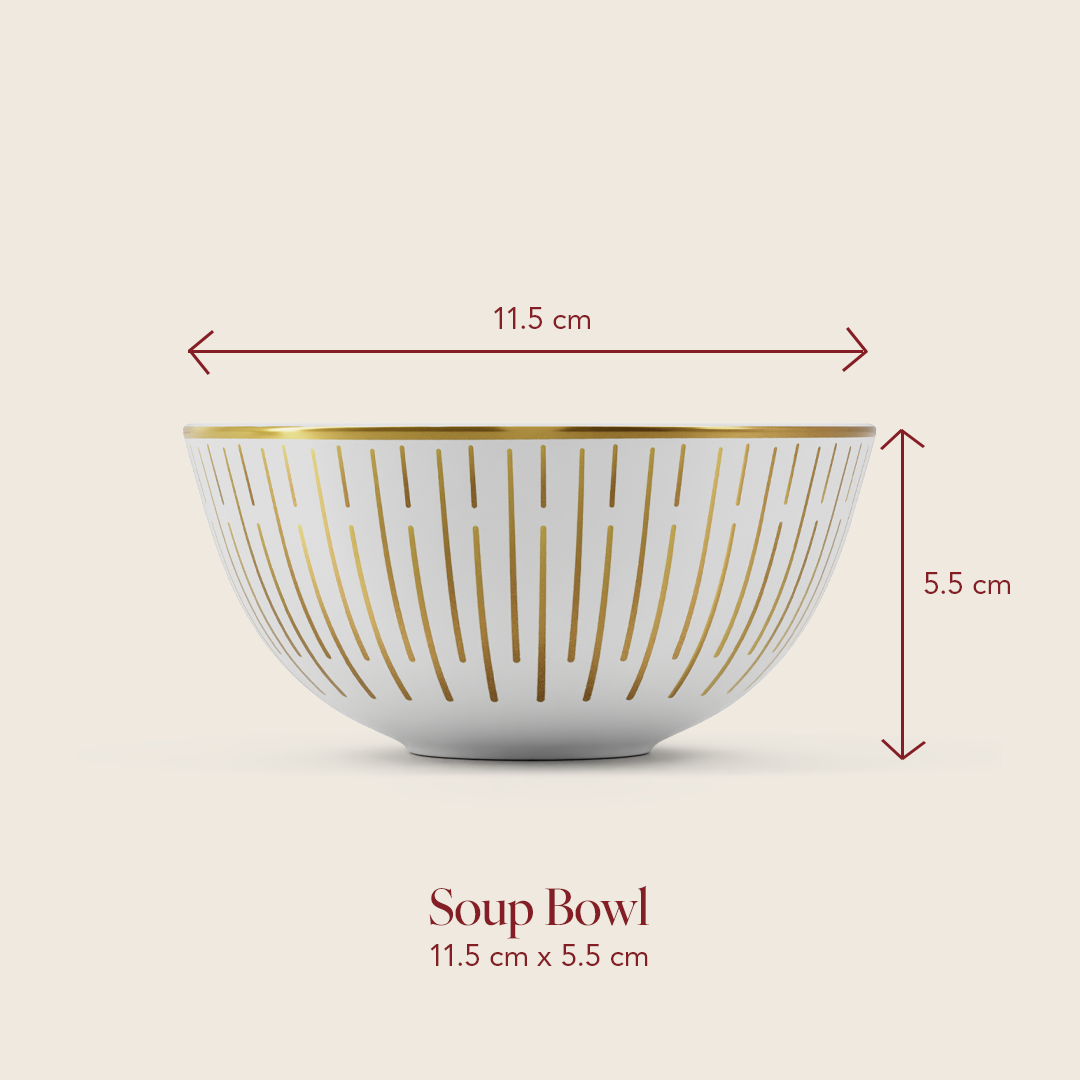 Cannes Glow - 6pc Soup Bowl Set