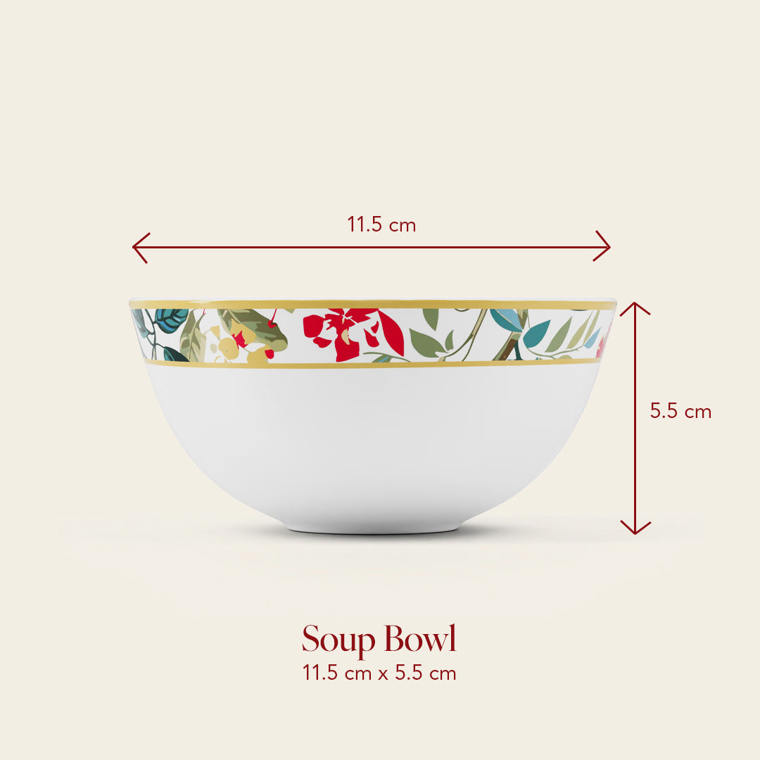 Chantilly Evening - 6pc Soup Bowl Set