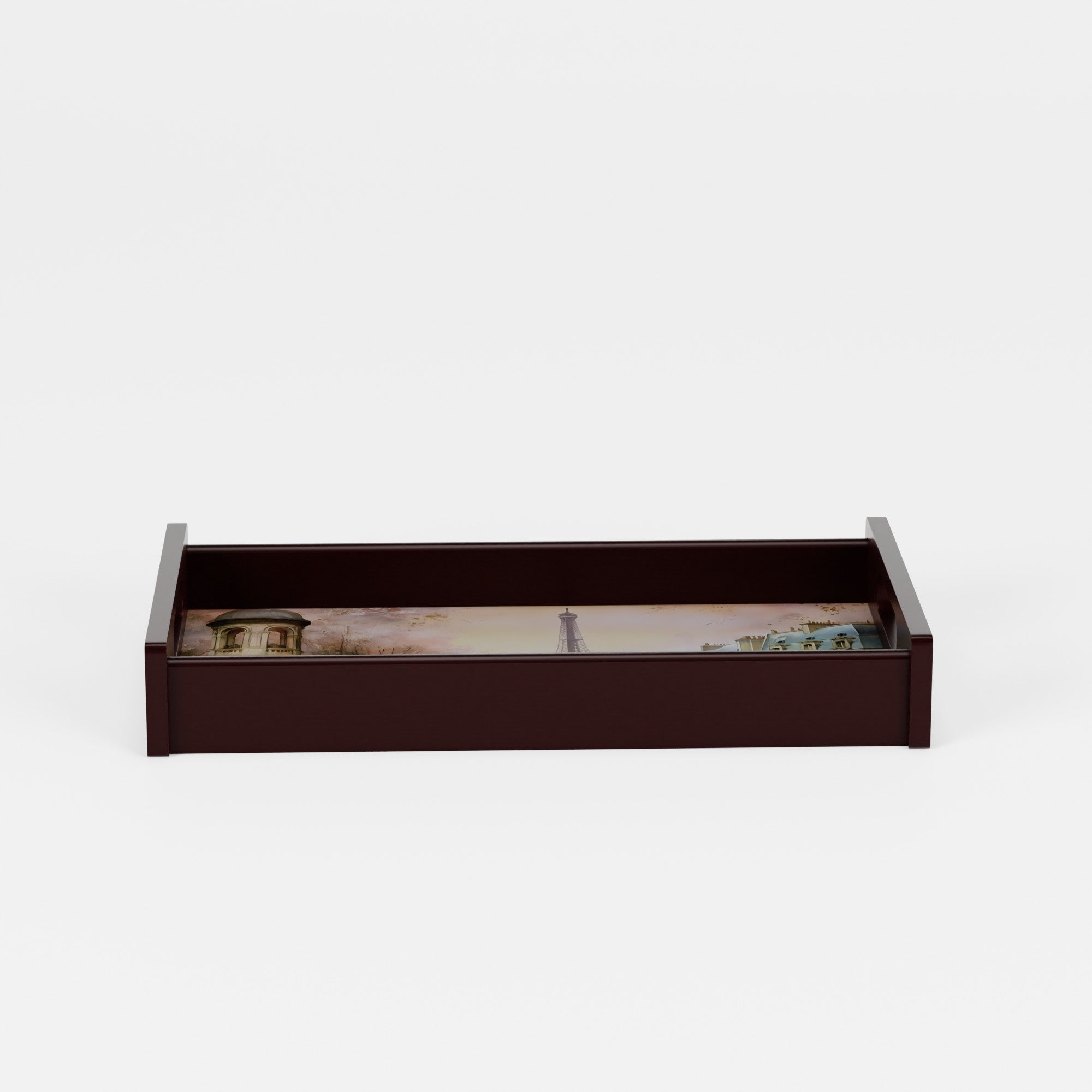 Paris in Cherry Blossom Serving Tray