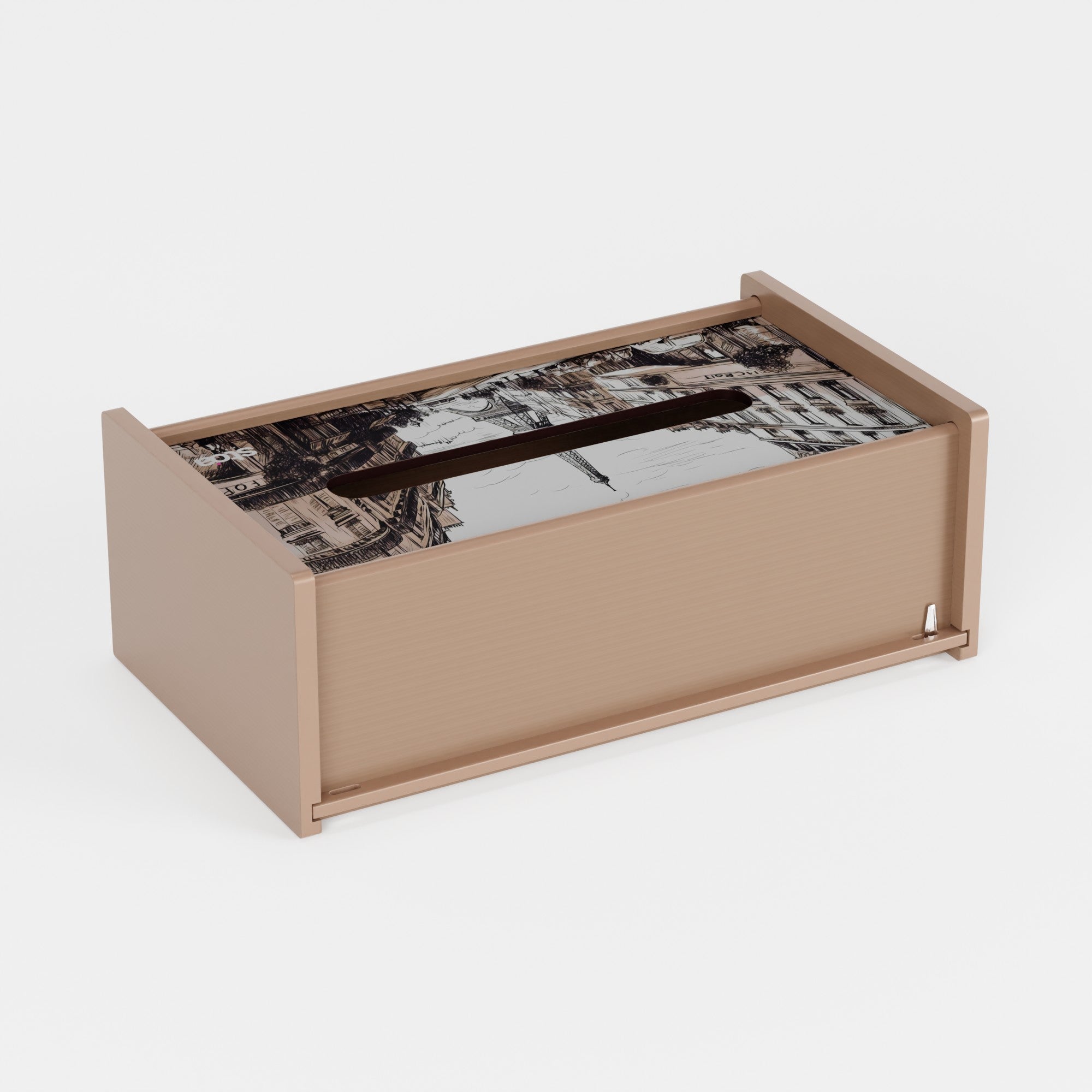 Paris Dessin Tissue Box