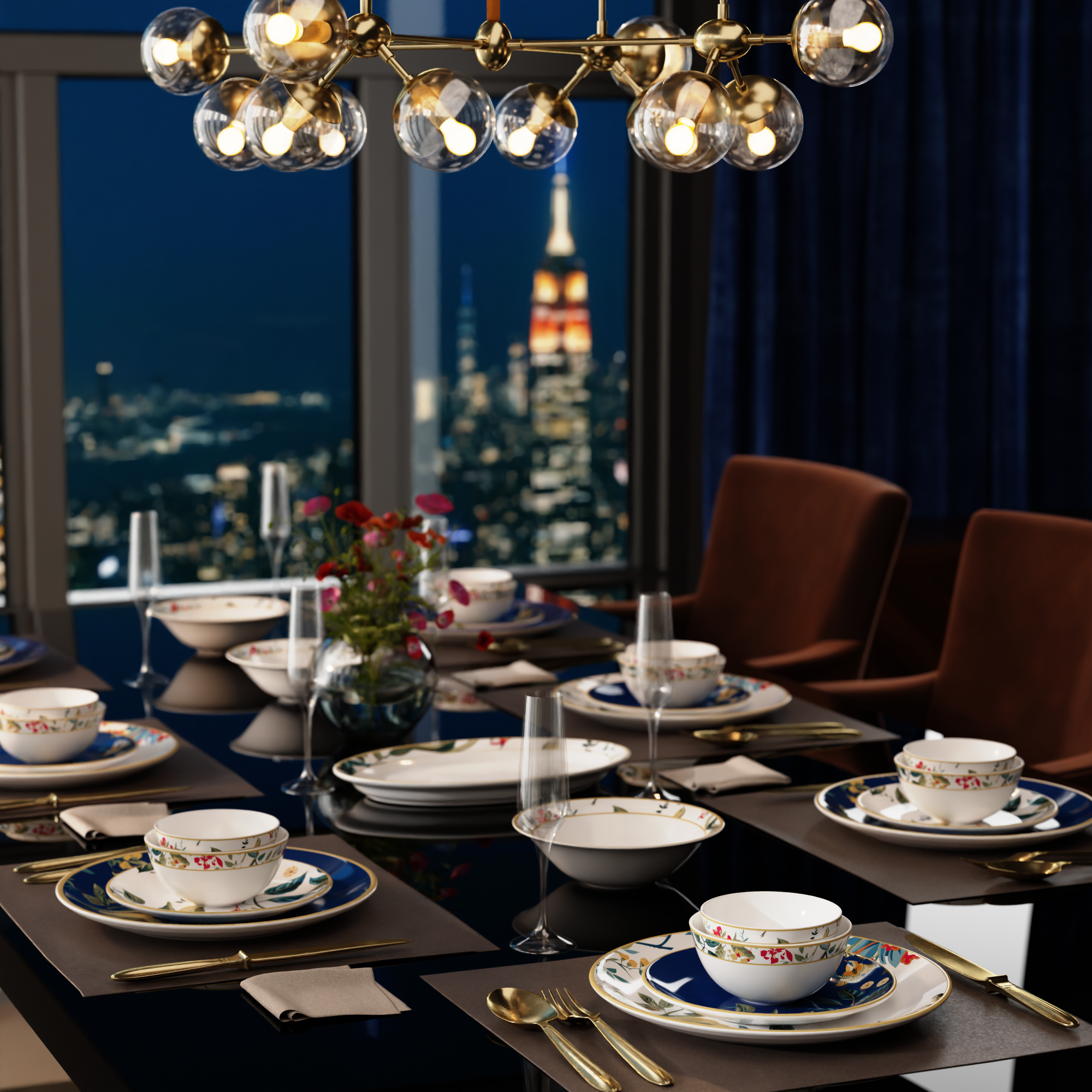 Chantilly Evening - 6pc Side Plate Set