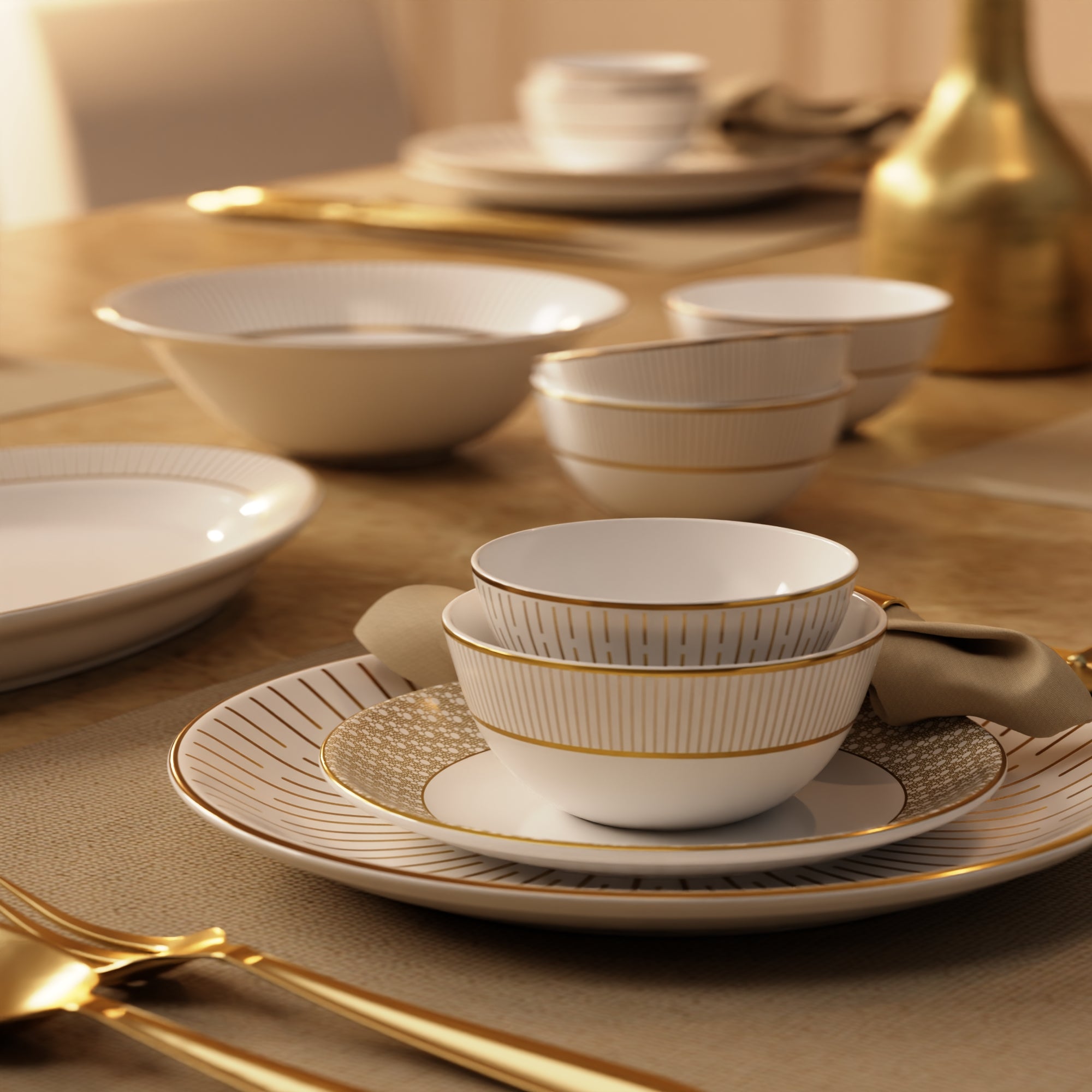 Cannes Glow - 28pc Dinnerware Set