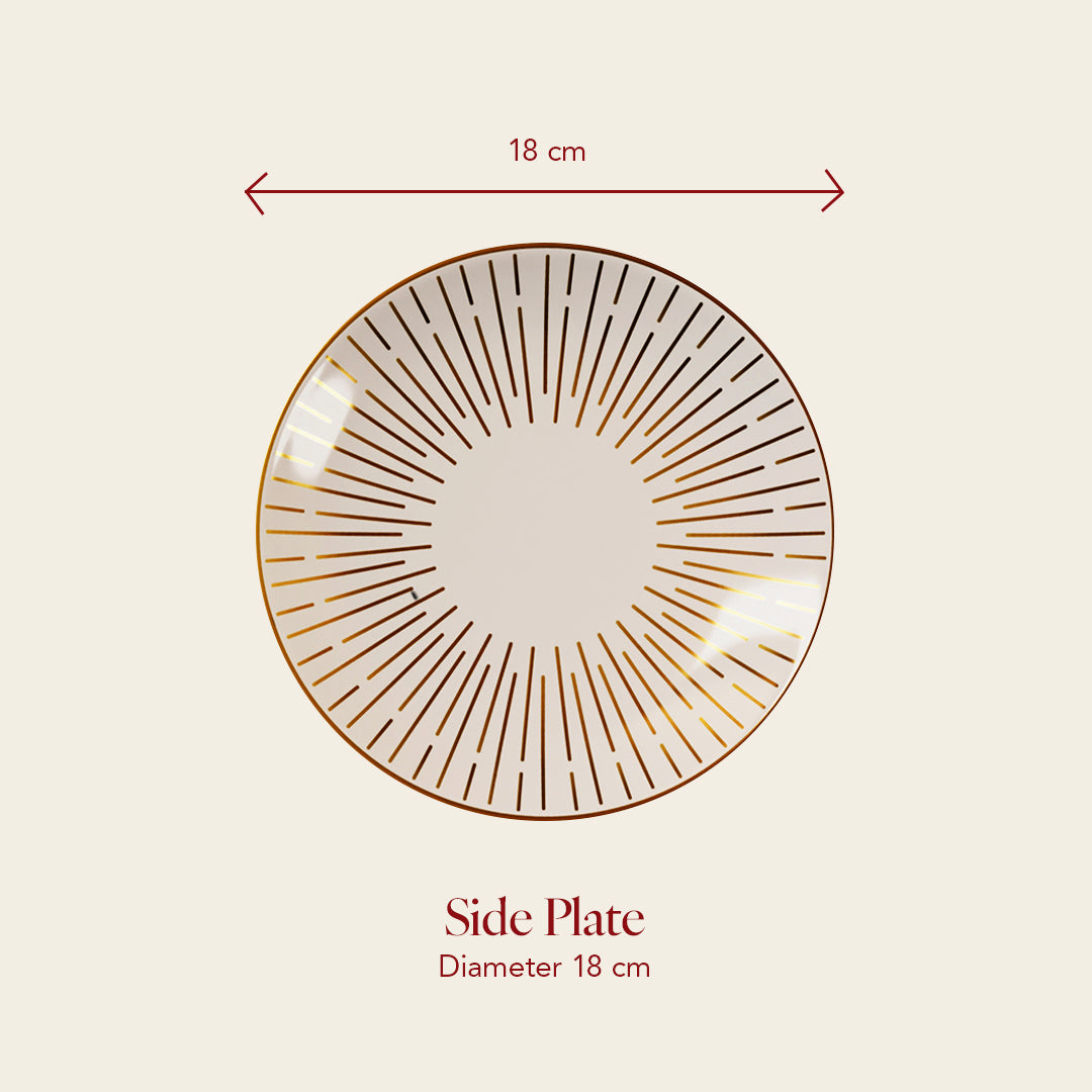 Cannes Glow - 6pc Side Plate Set