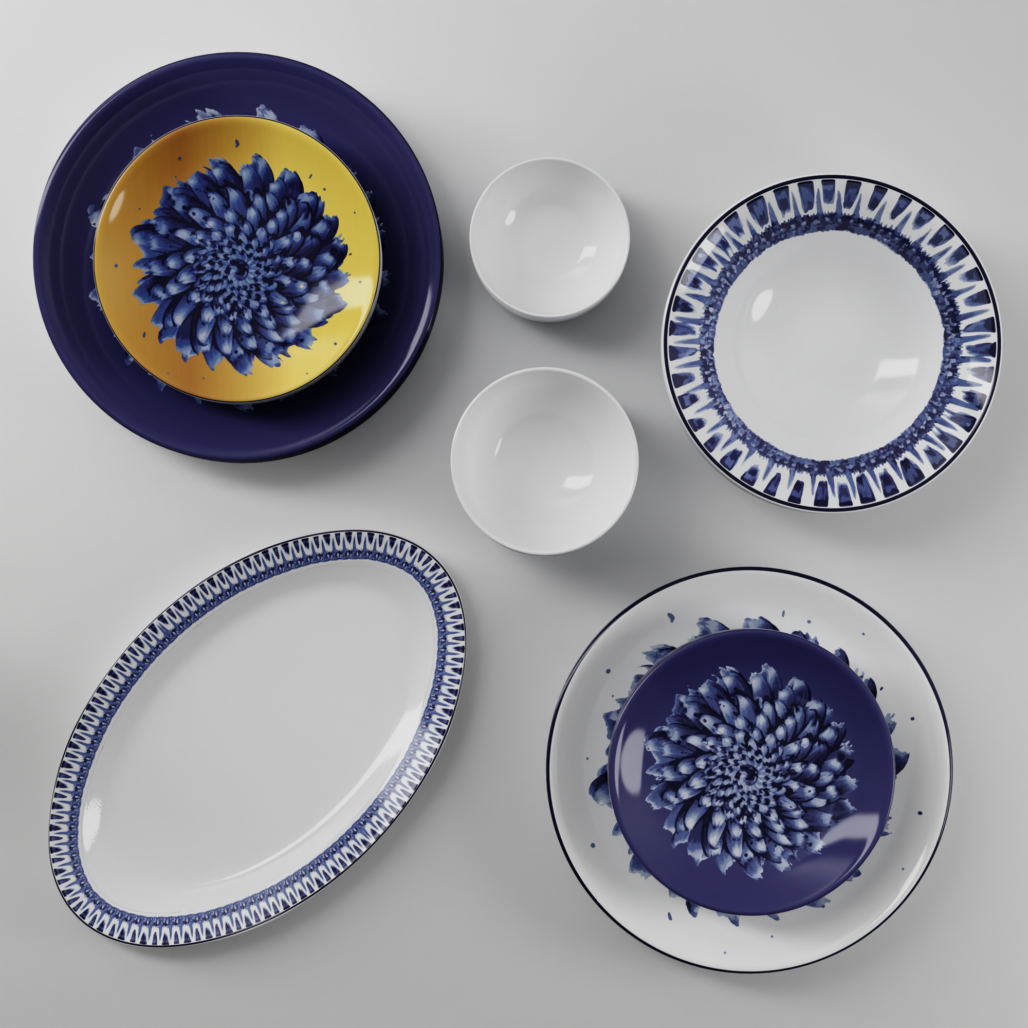 Paris Fleur - 28pc Dinnerware Set