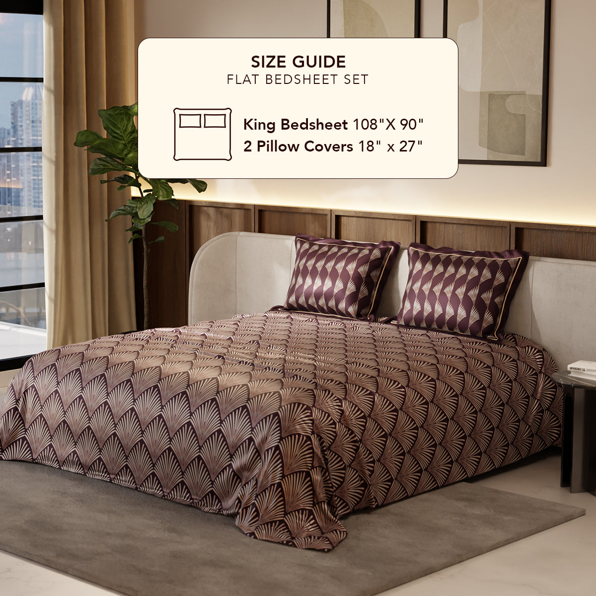 Ruby Affair Bedsheet Set