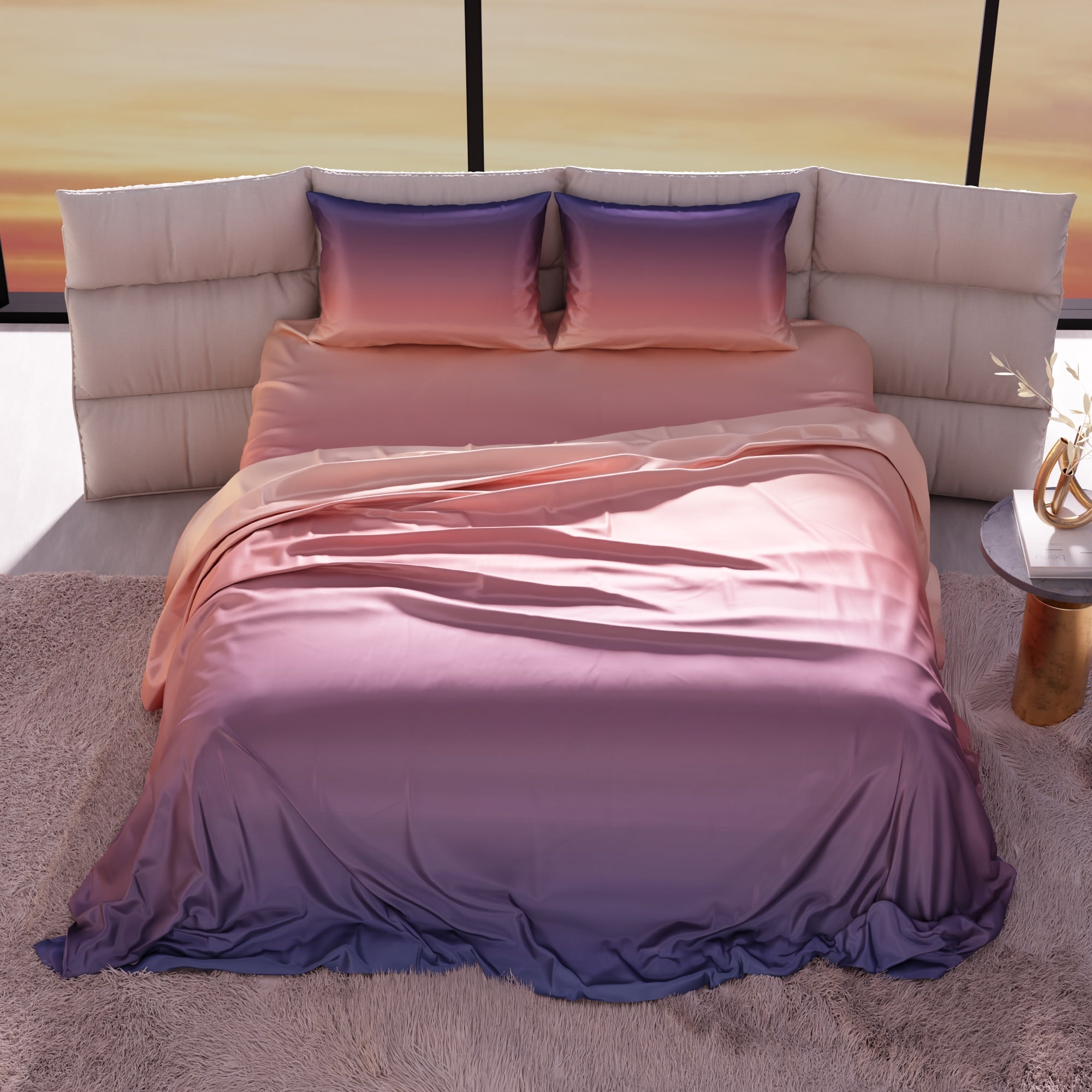 Sunset Kiss Bedsheet Set