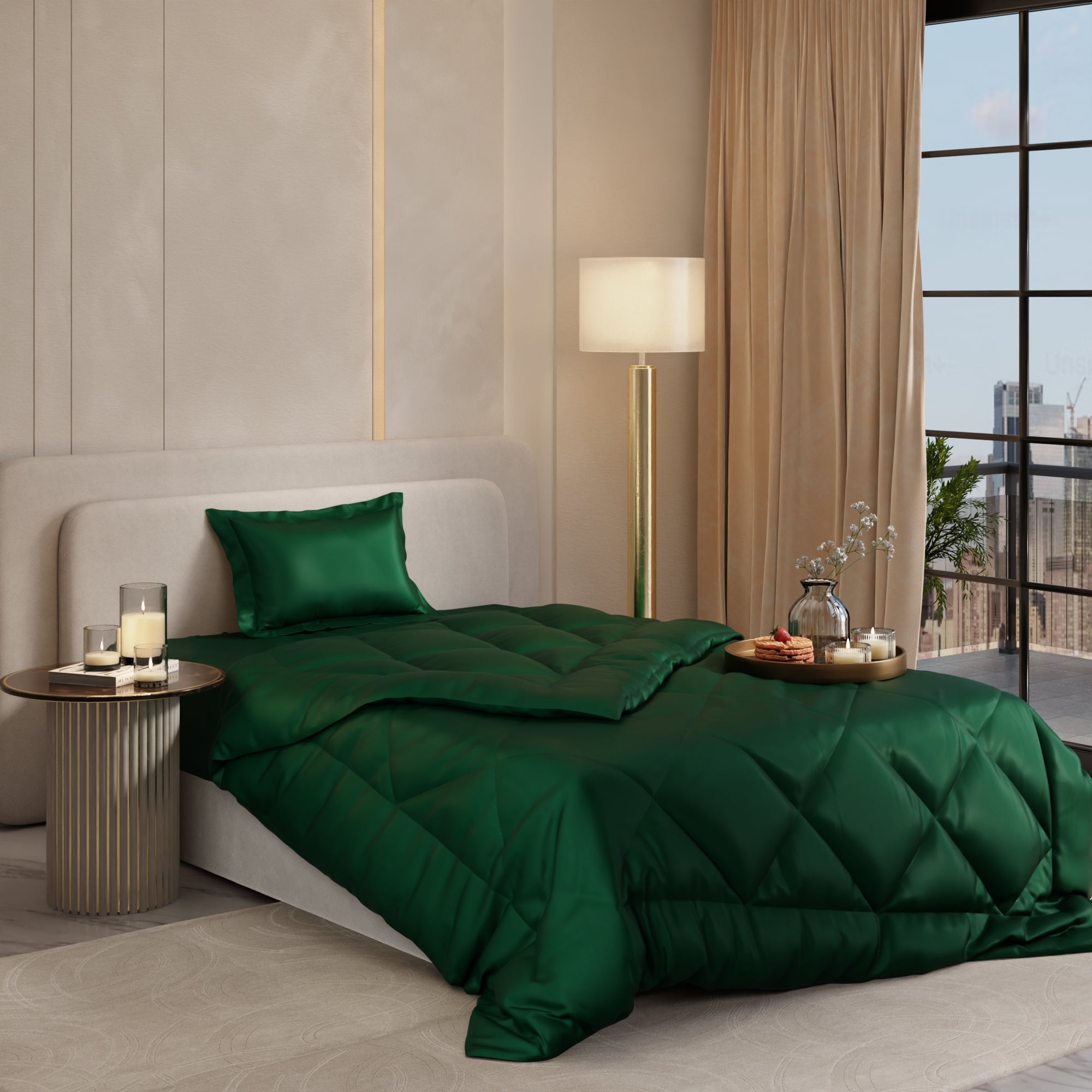 Emerald Green Bed in a Bag