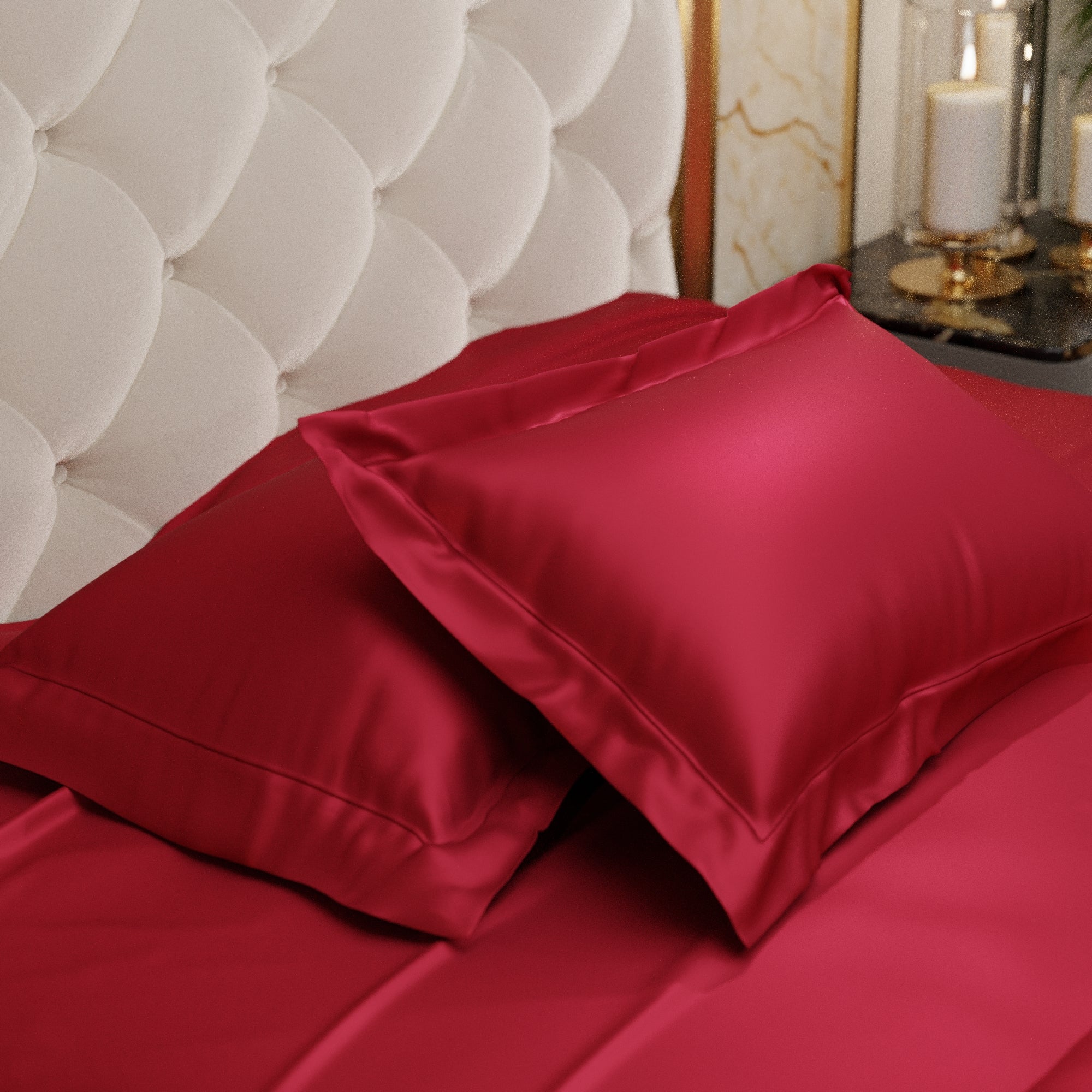 Flirty Red Pillow Covers - Set of 2