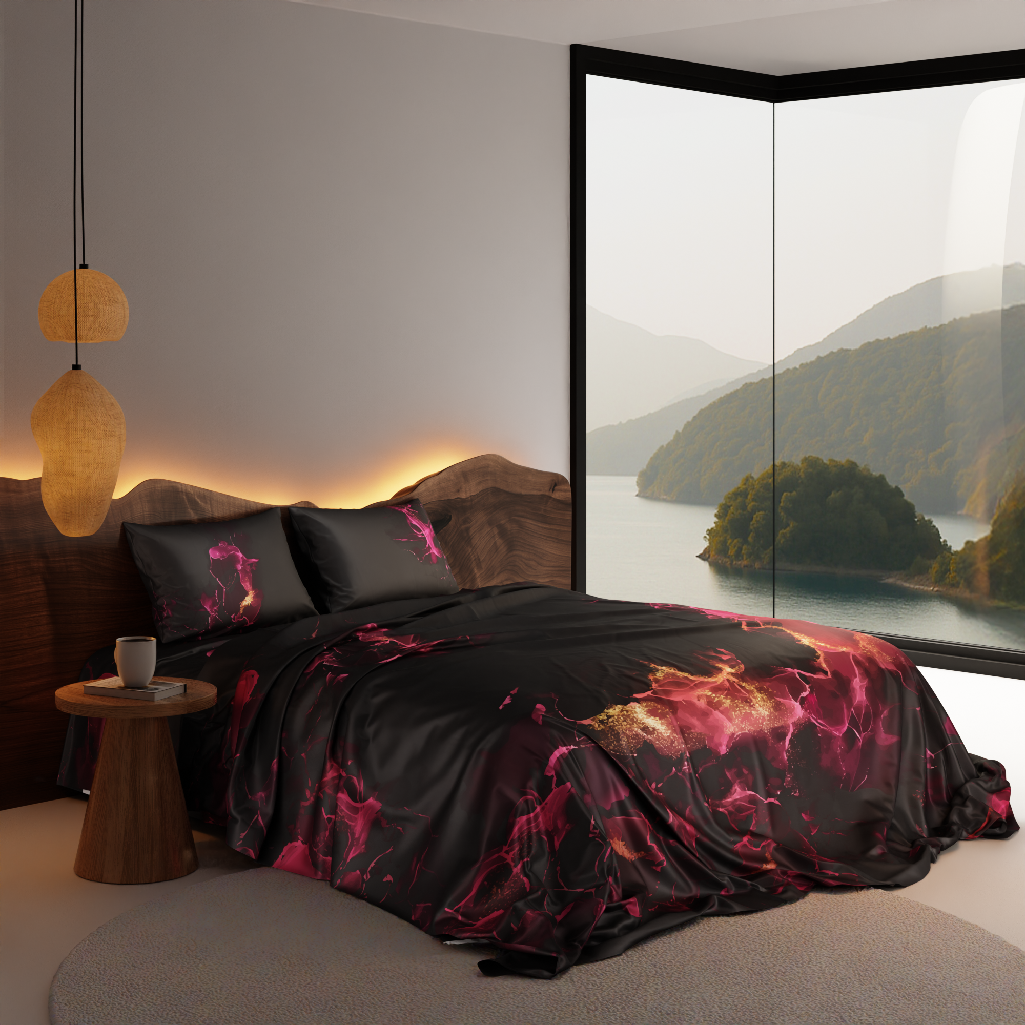 Shadows of the Flame Bedsheet Set