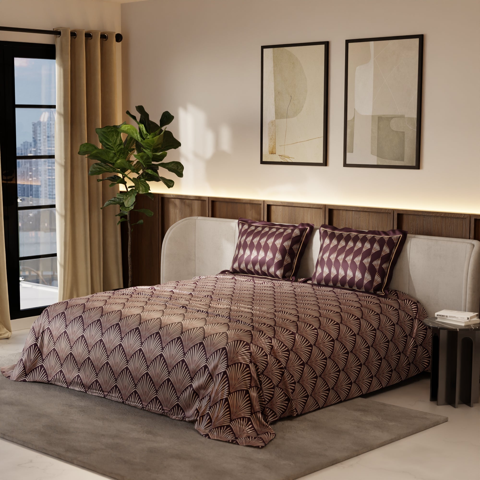 Ruby Affair Bedsheet Set