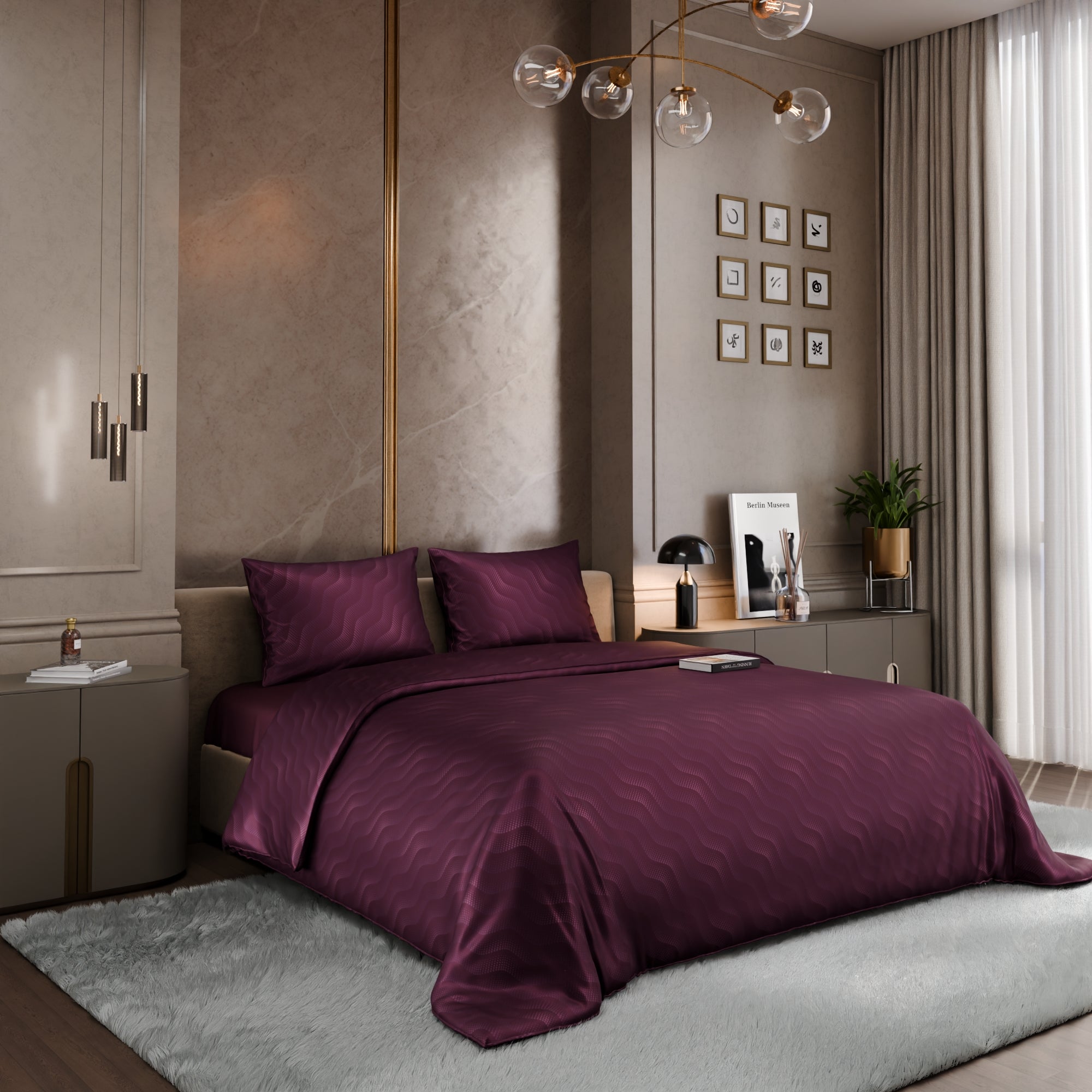 Burgundy Bliss Comforter