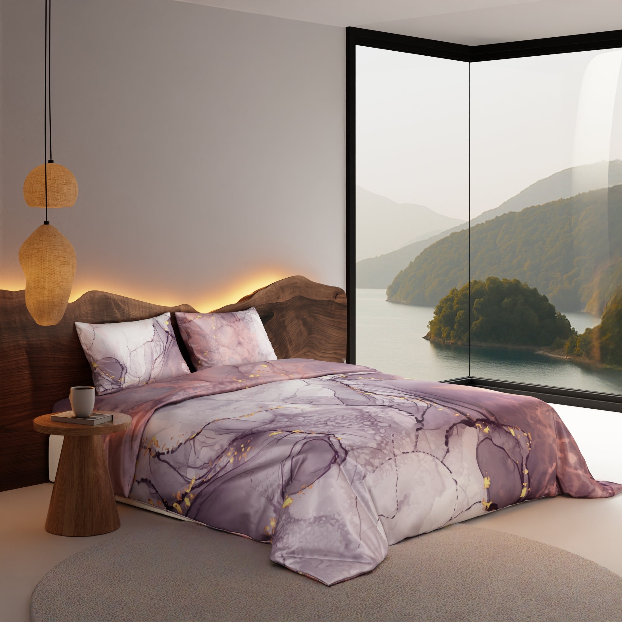 Beneath Lavender Skies Comforter