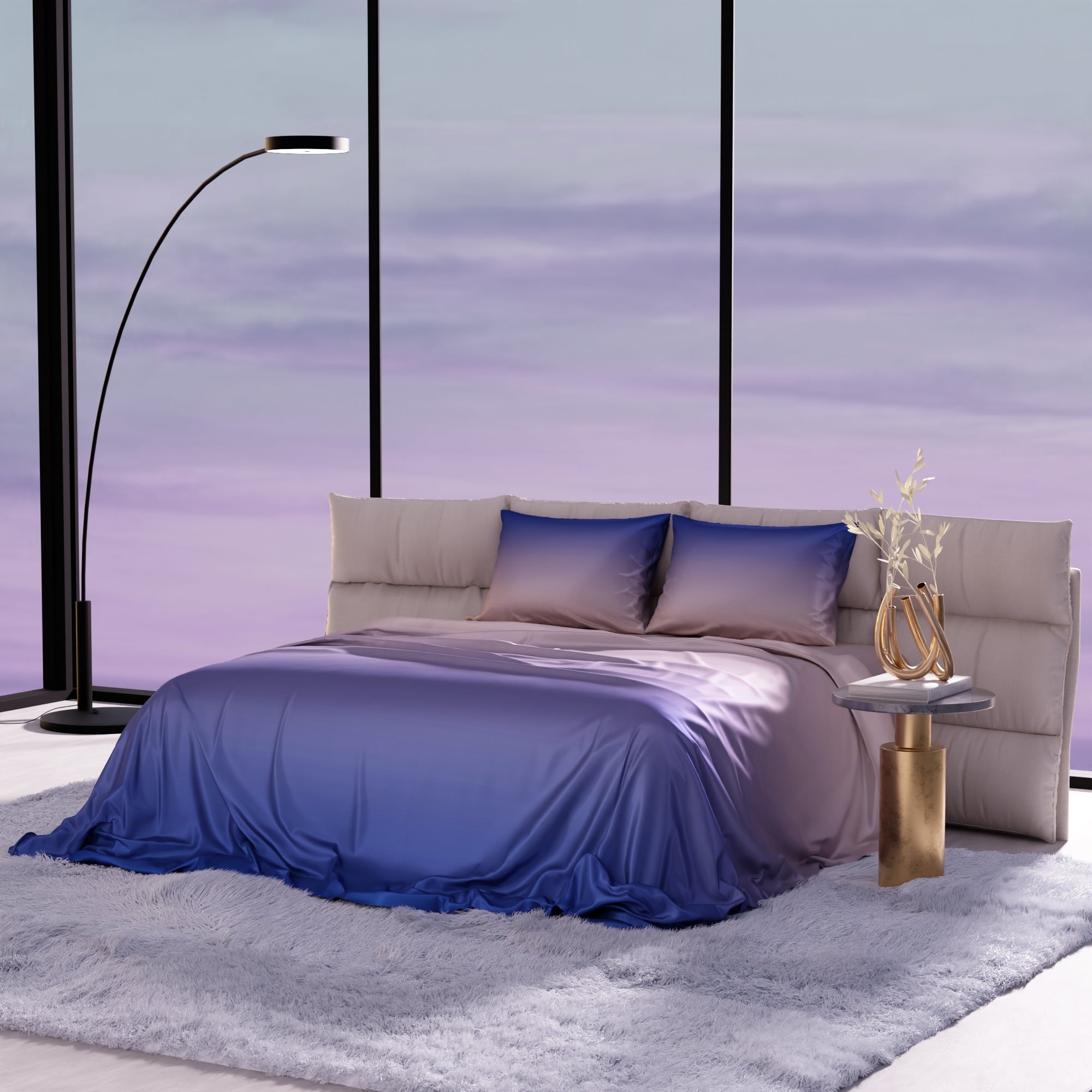 Evening Glow Bedsheet Set