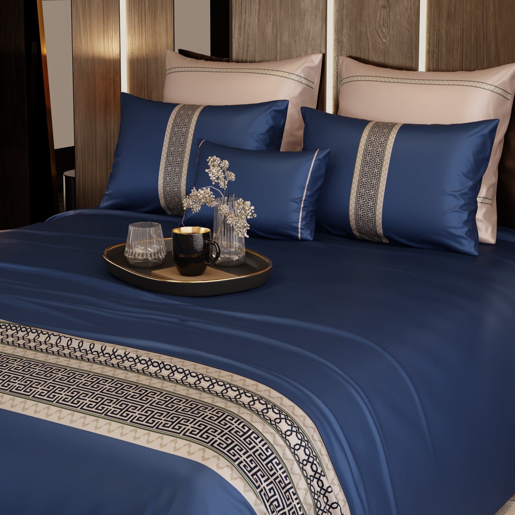 Sapphire Splendour 6 Piece Bedsheet Set