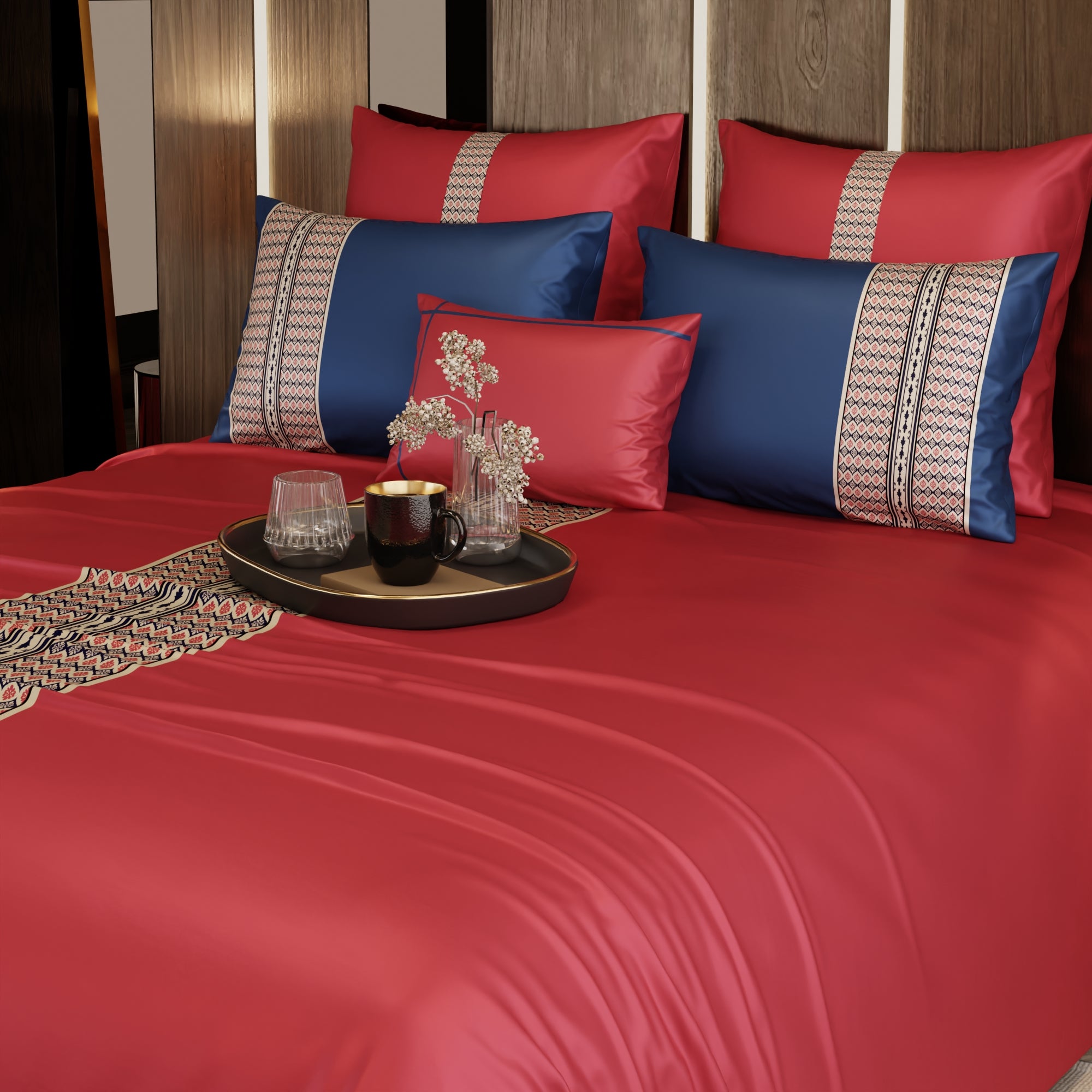 Crimson Glory 6 Piece Bedsheet Set