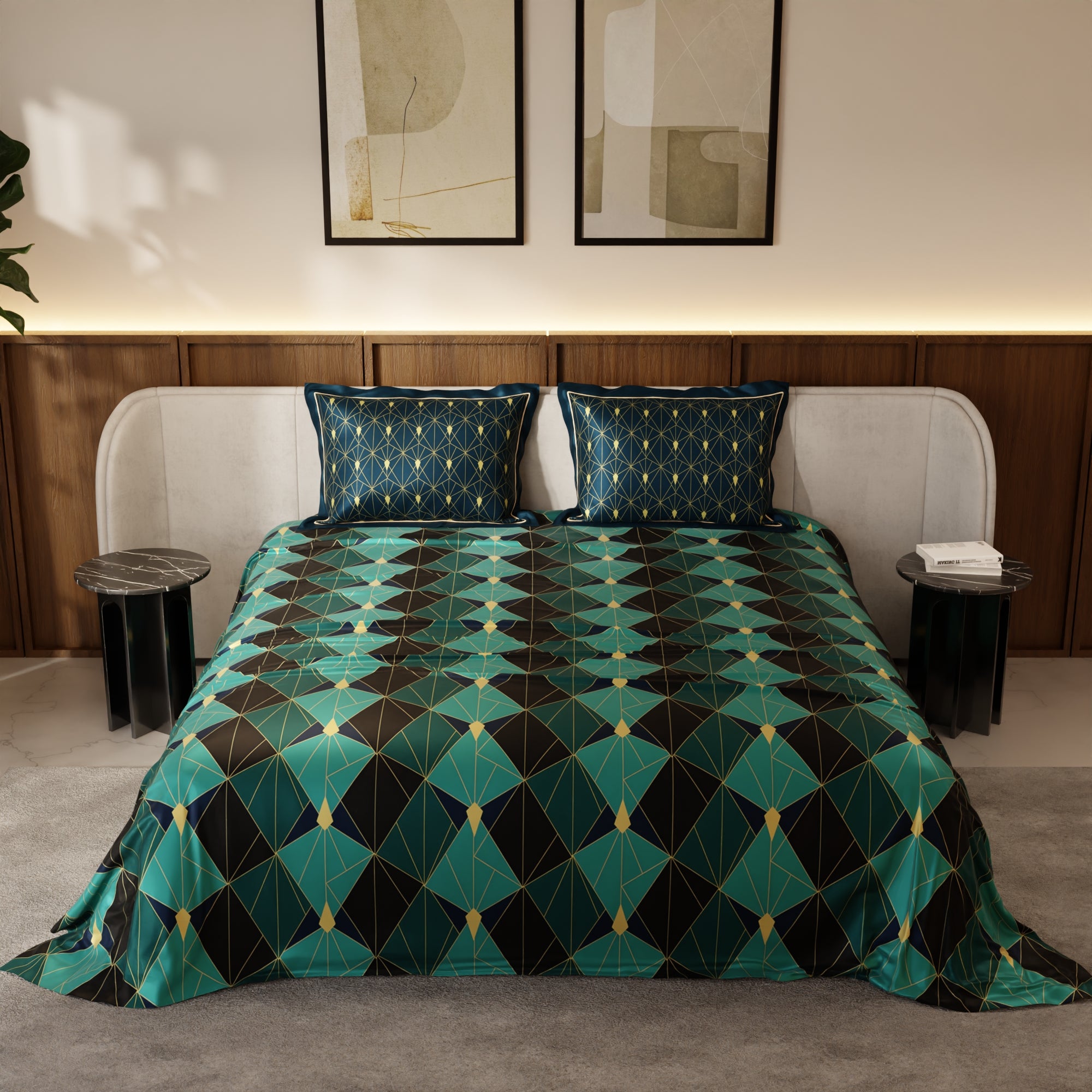 Emerald Celebration Bedsheet Set
