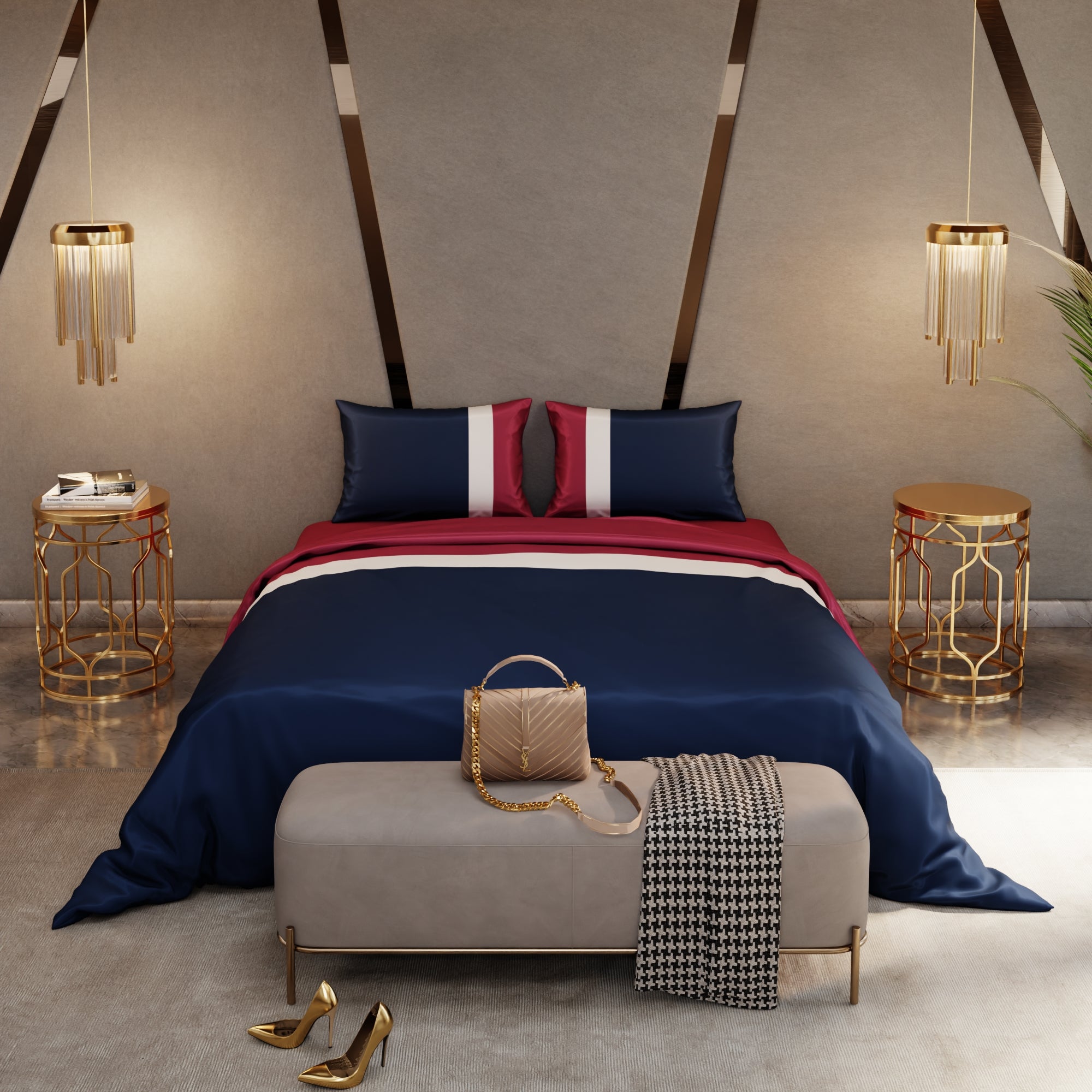 Boulevard Blue Comforter Set