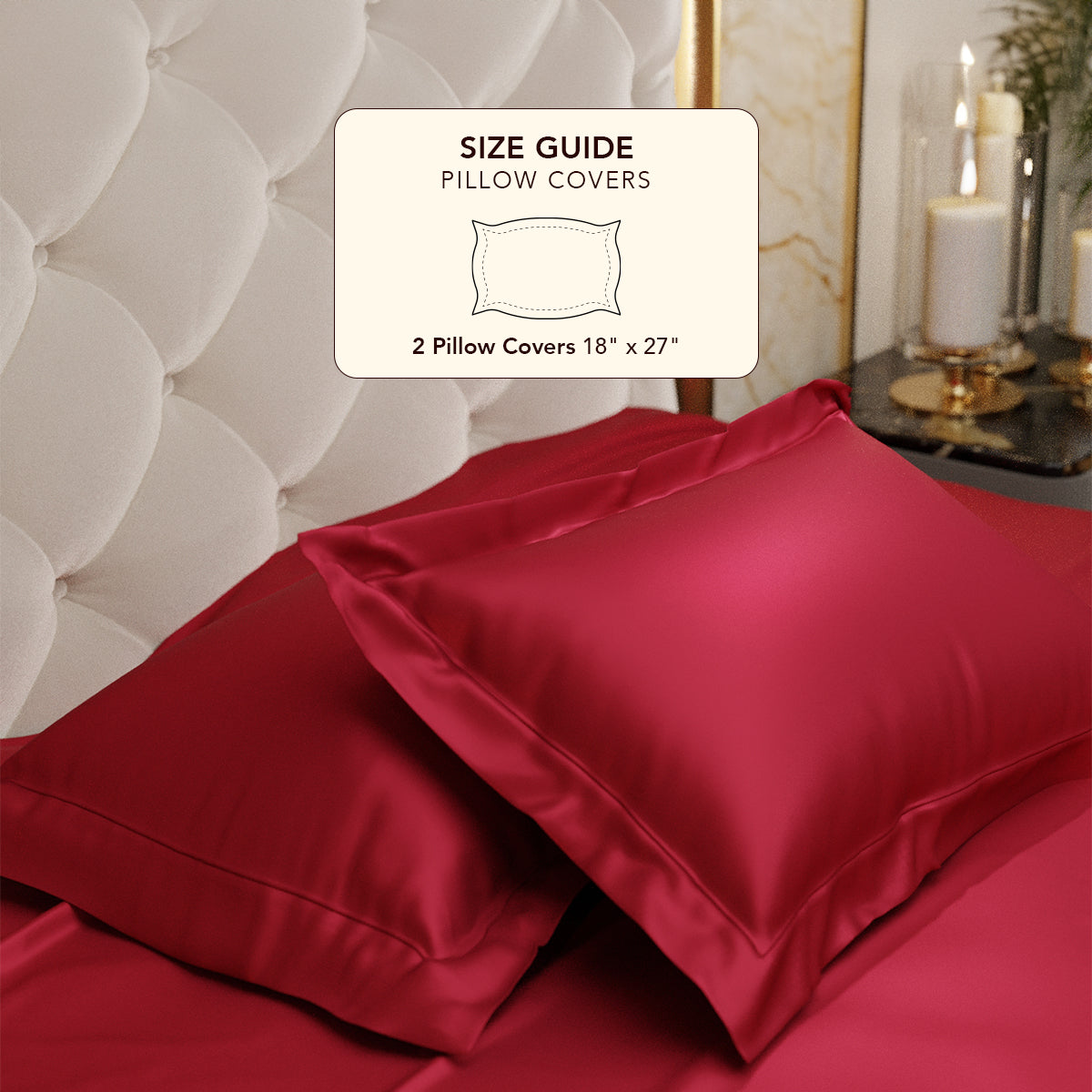 Flirty Red Pillow Covers - Set of 2
