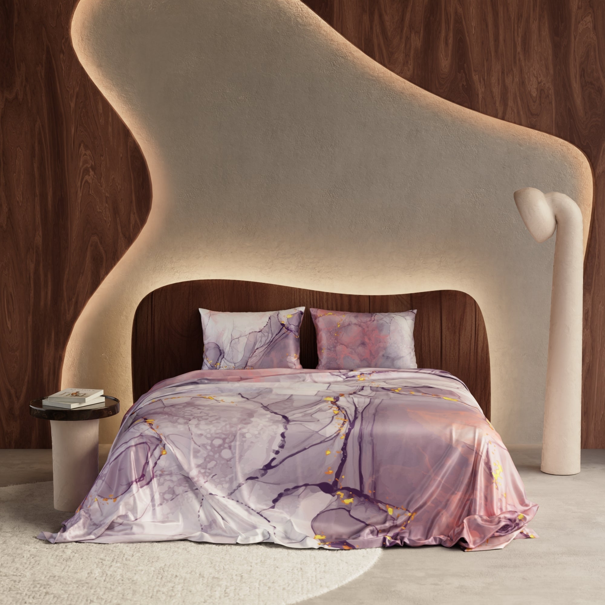 Beneath Lavender Skies Bedsheet Set