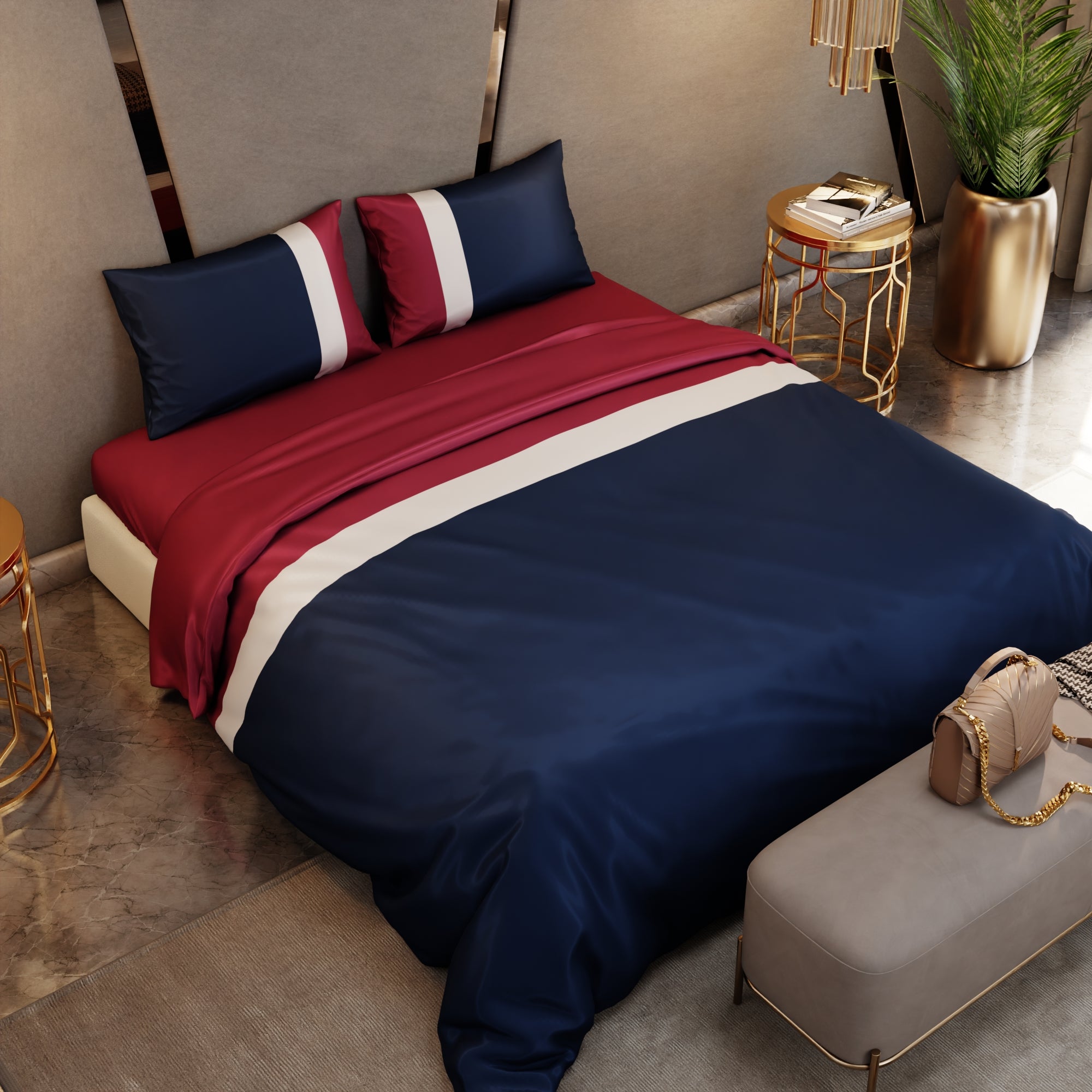 Boulevard Blue Comforter Set