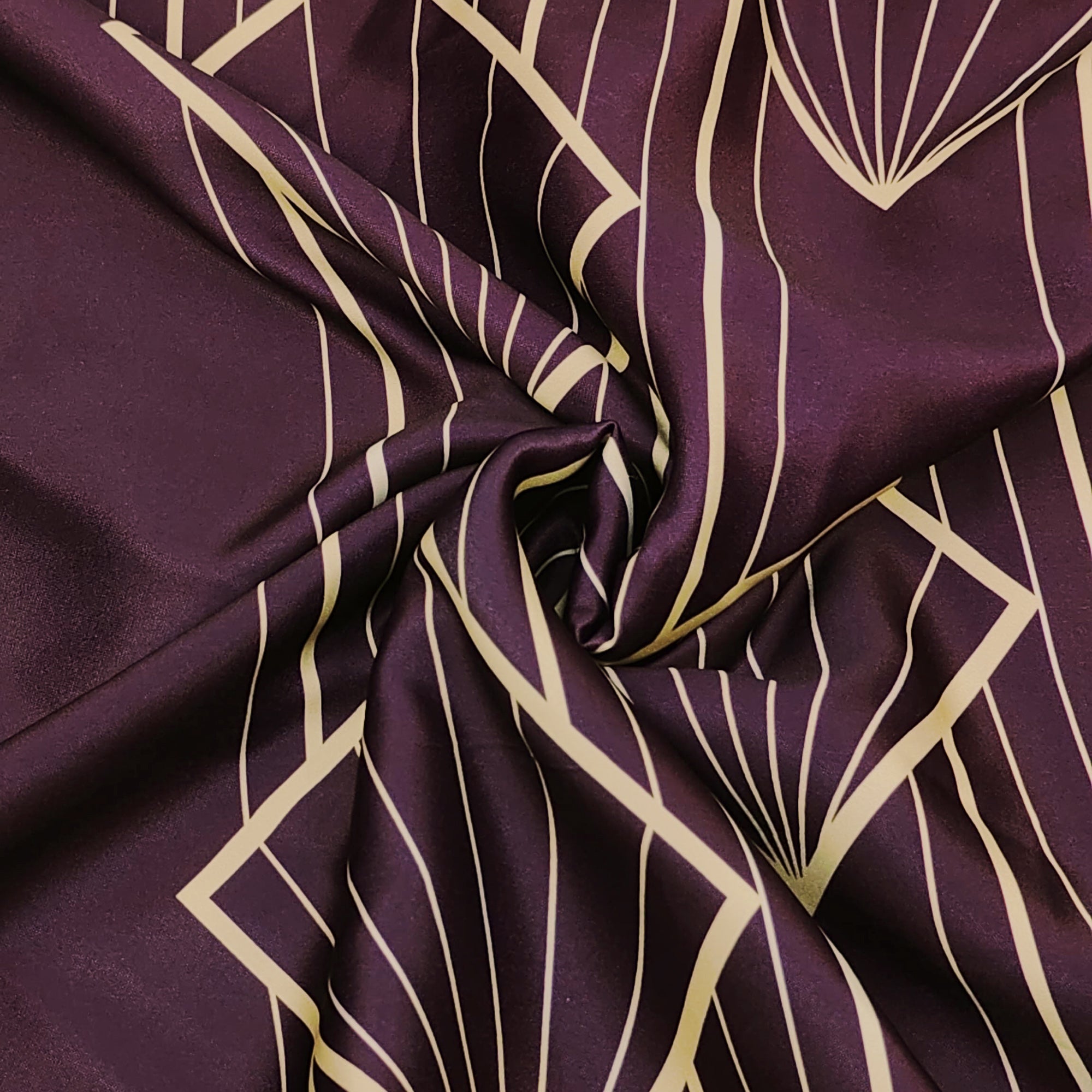 Plum Radiance Bedsheet Set
