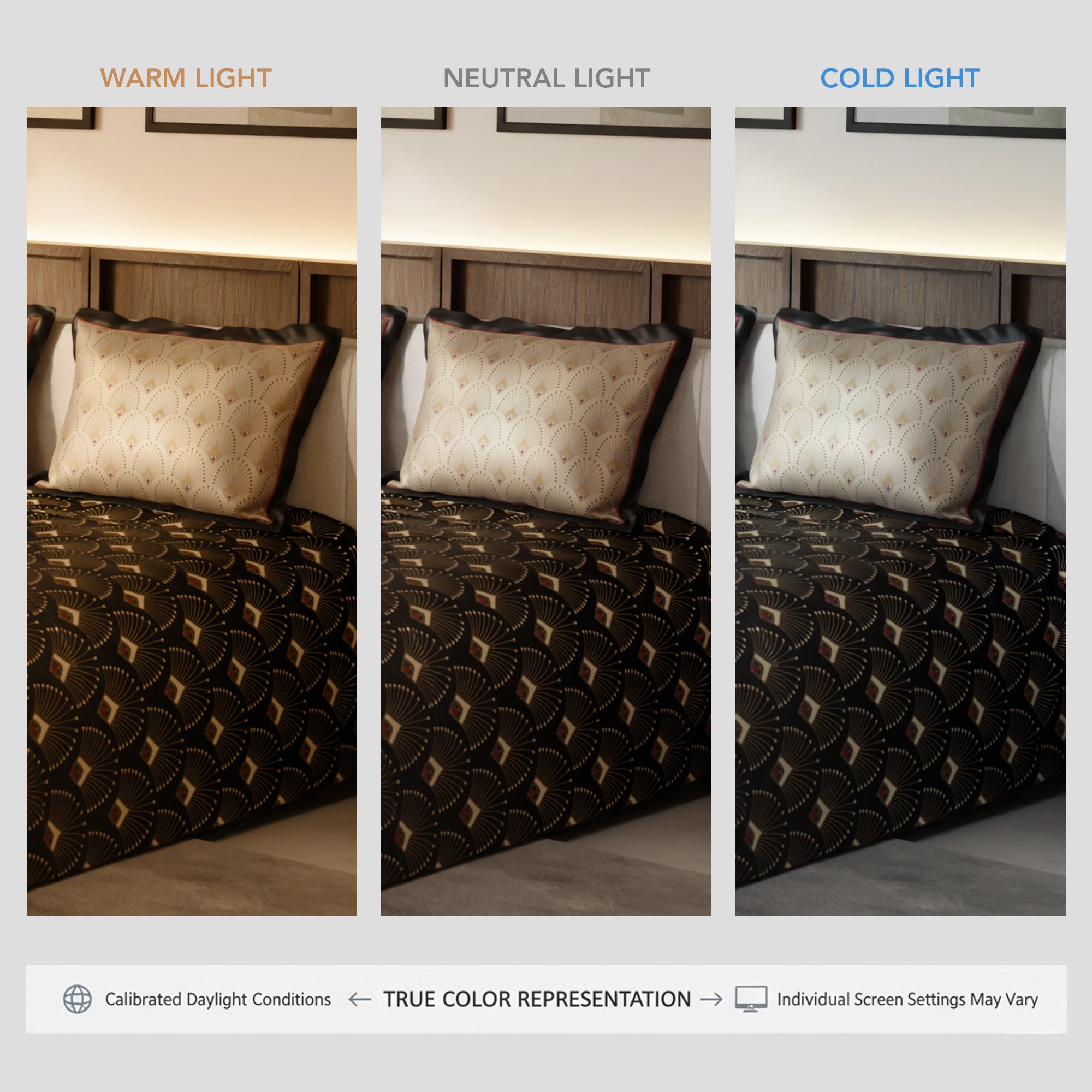 Midnight Glamour Bedsheet Set