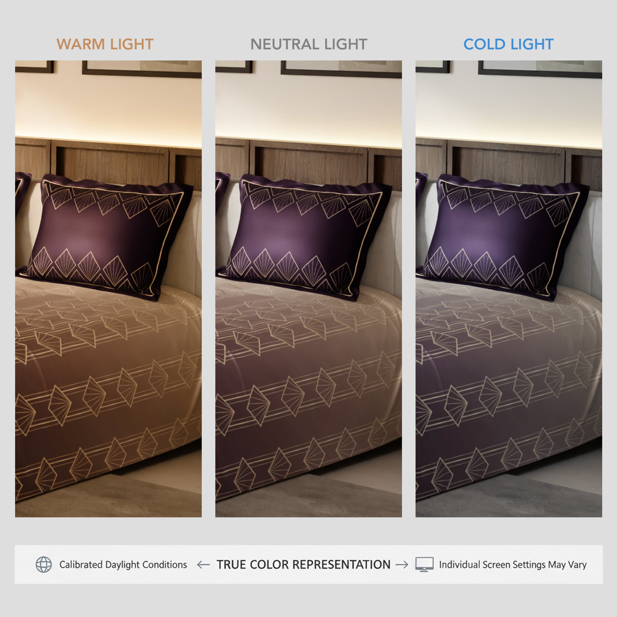 Plum Radiance Bedsheet Set