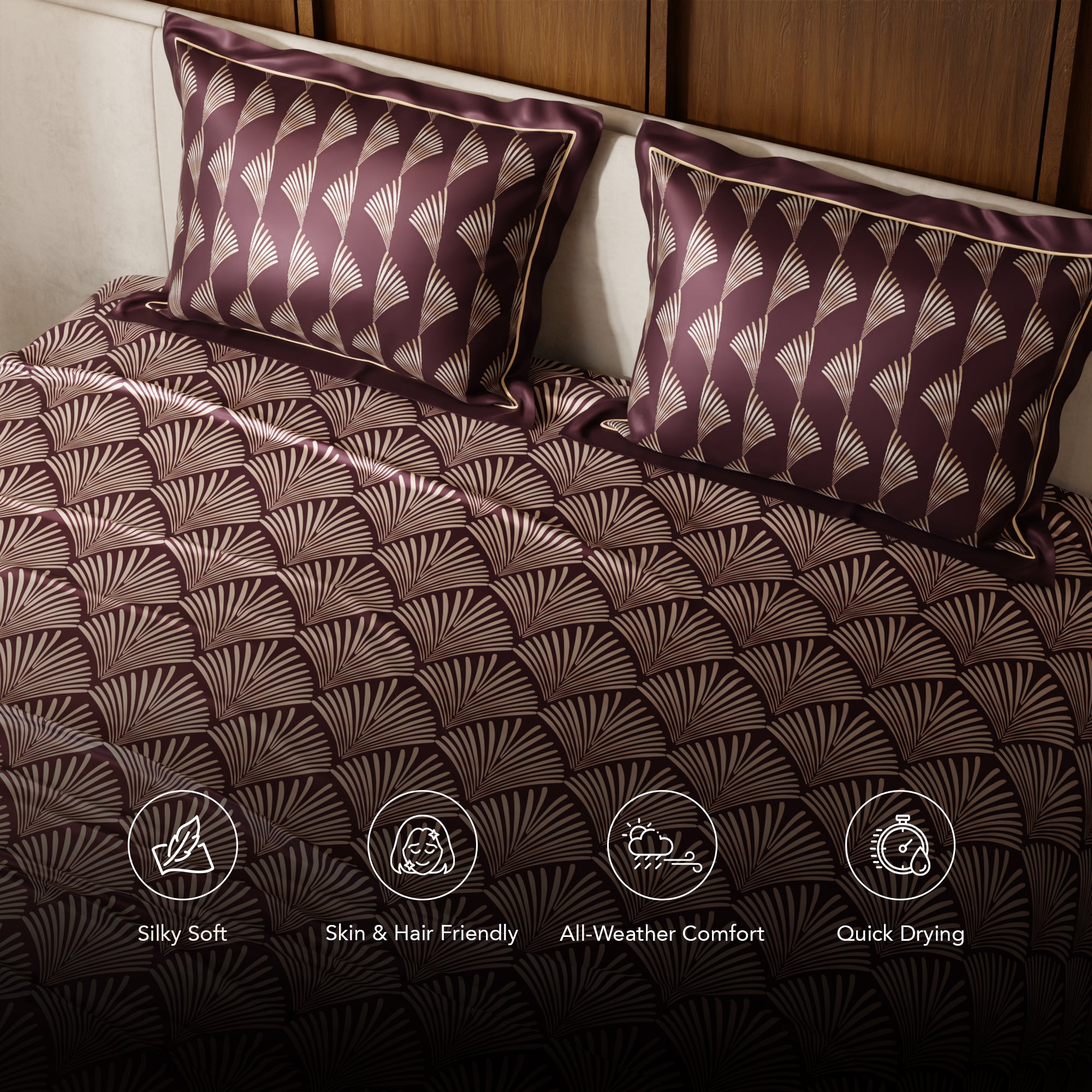 Ruby Affair Bedsheet Set