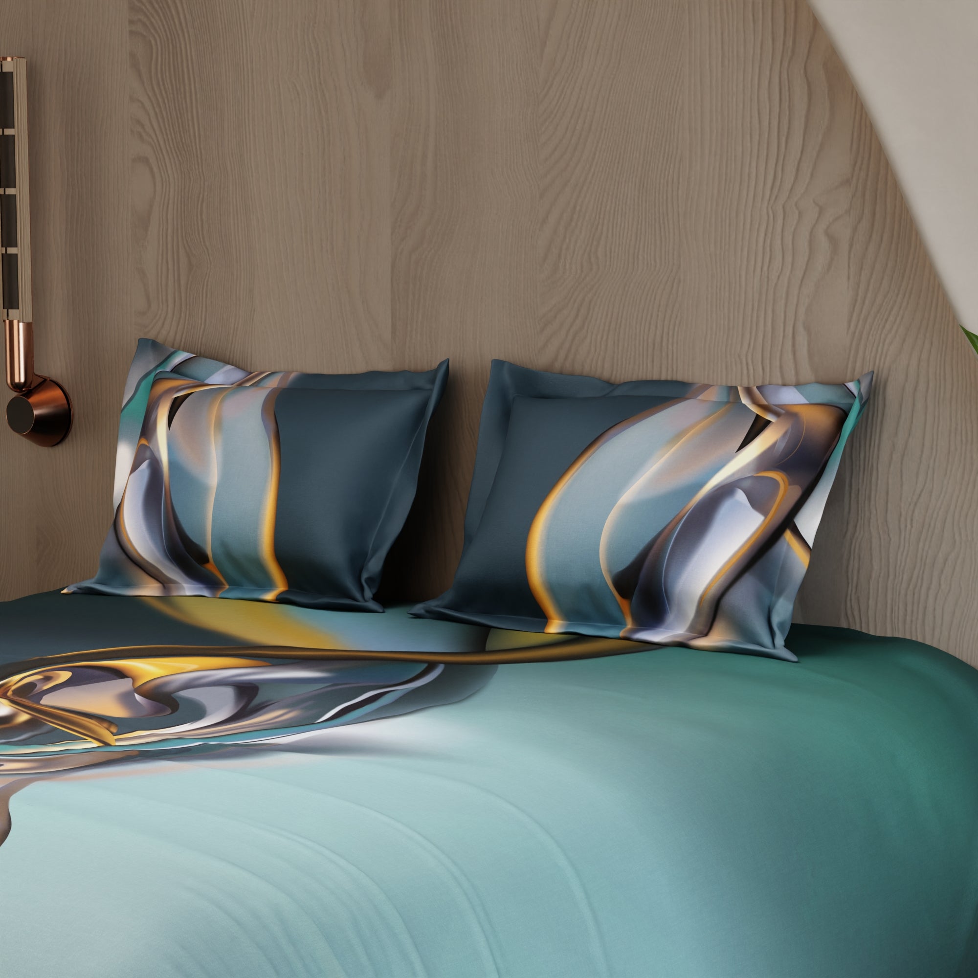 Amber Rhythm 100% Cotton Bedsheet Set