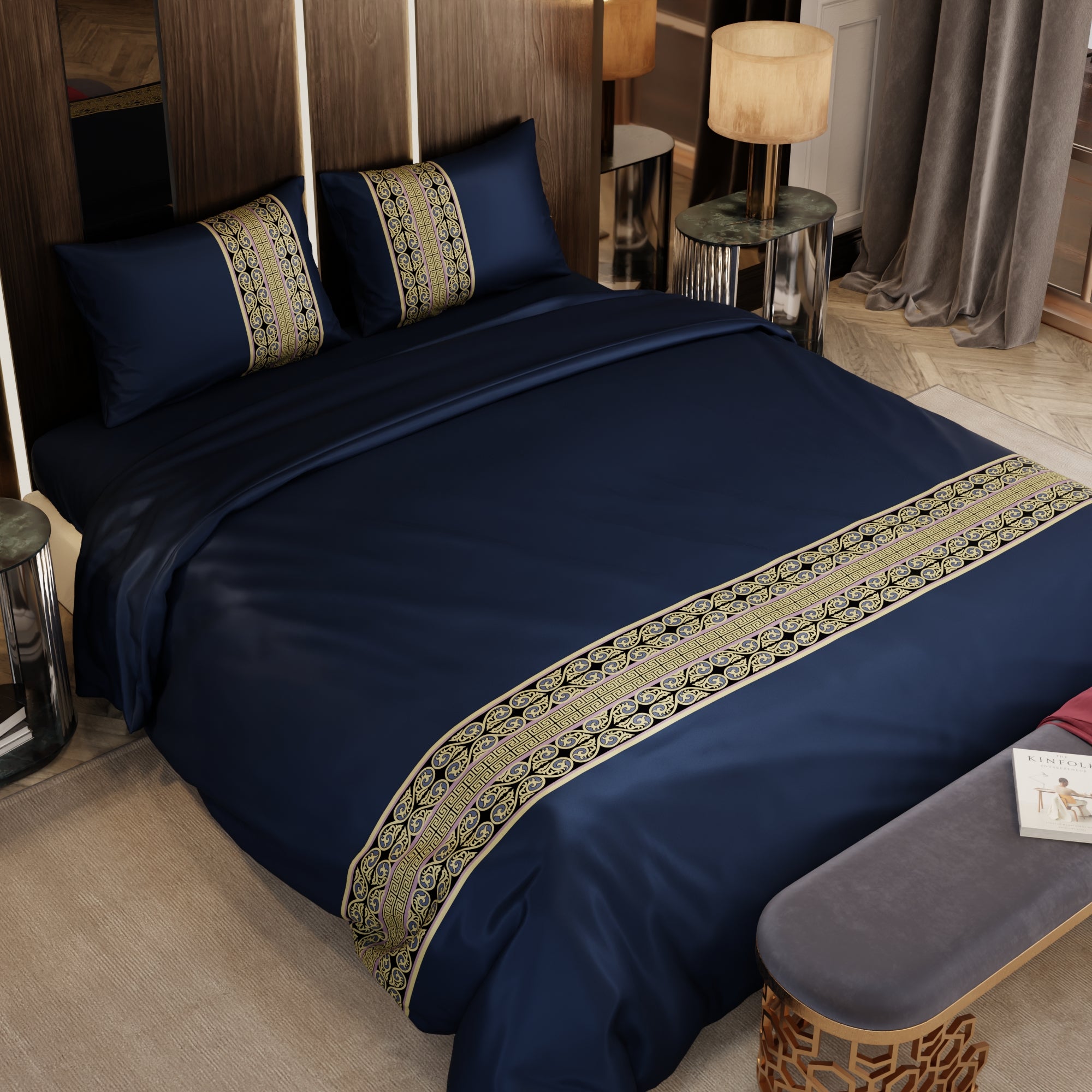 Imperial Indigo Comforter Set