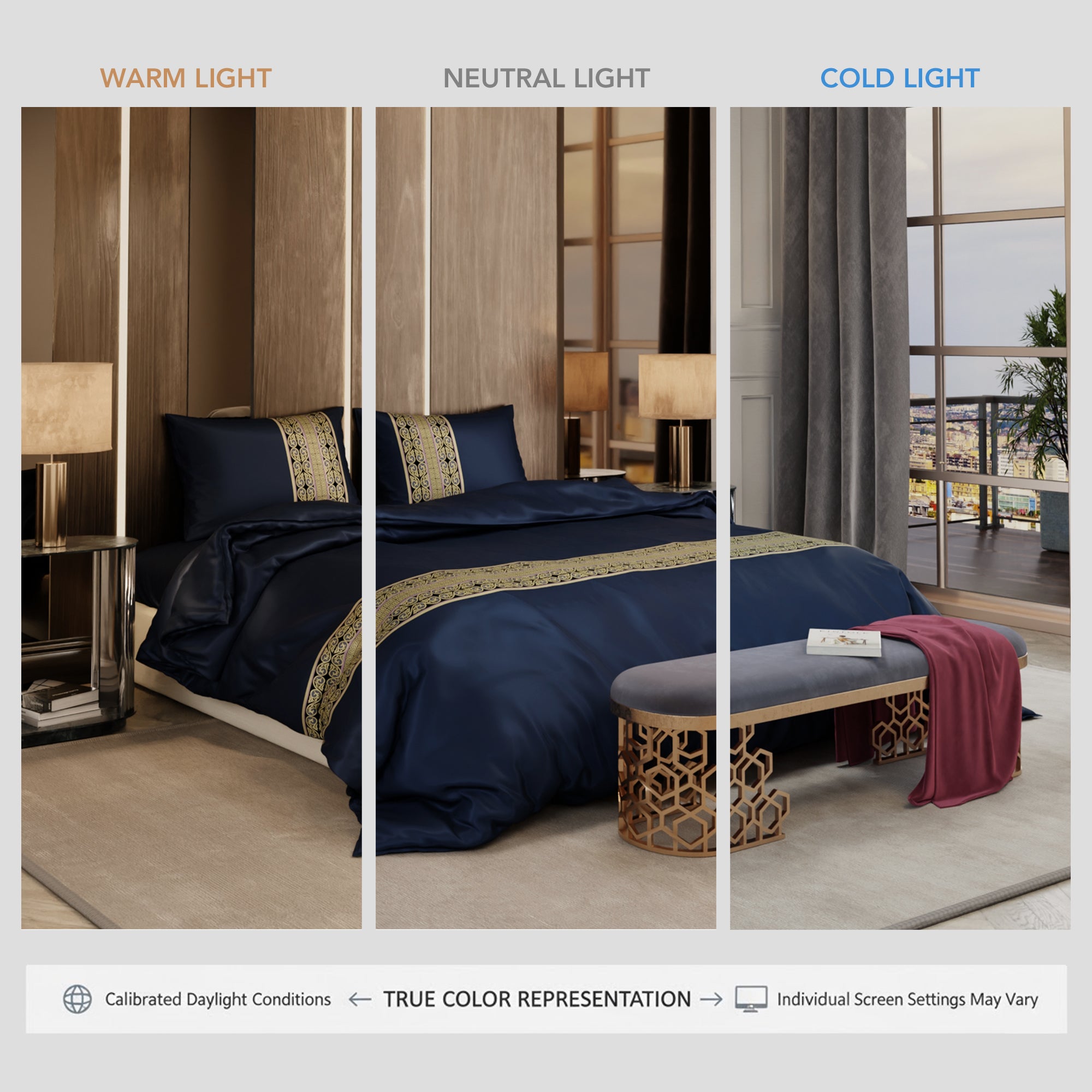 Imperial Indigo Comforter Set