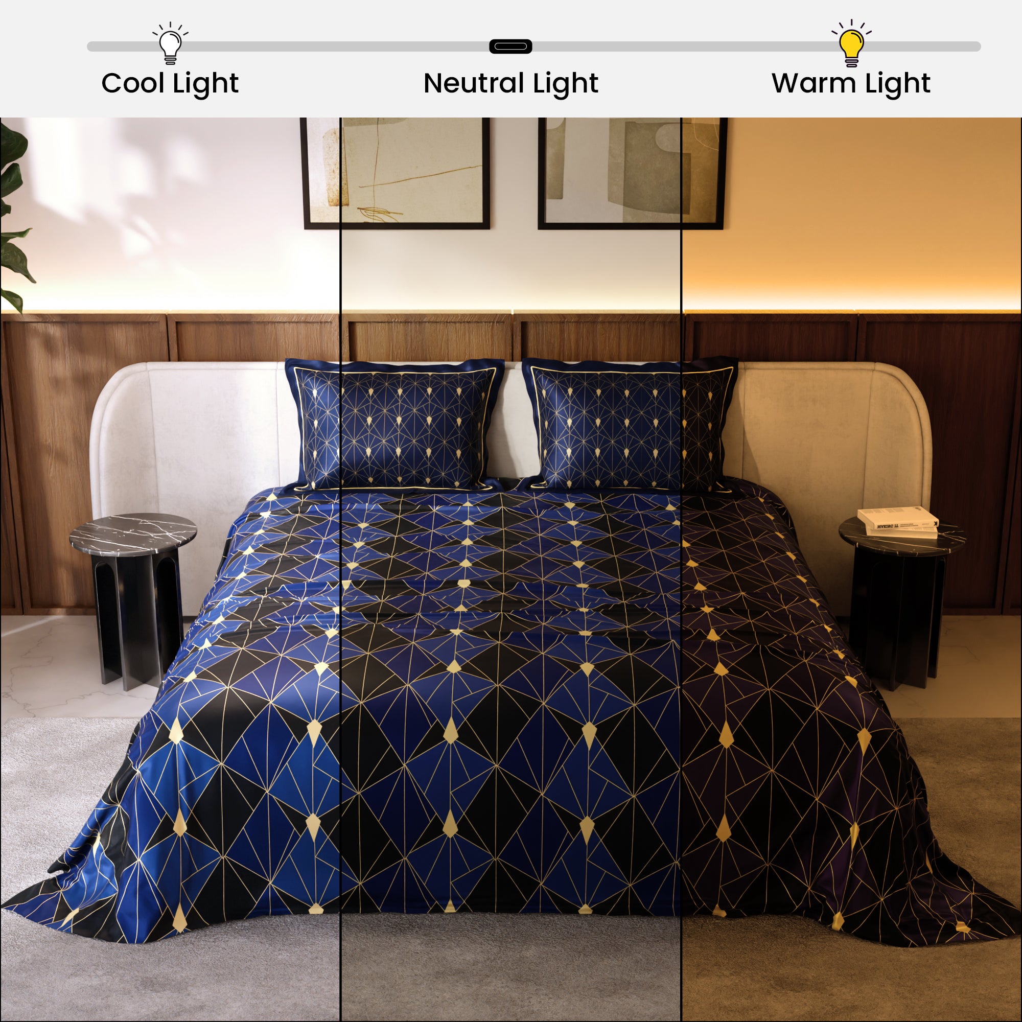 Navy Fiesta Bedsheet Set