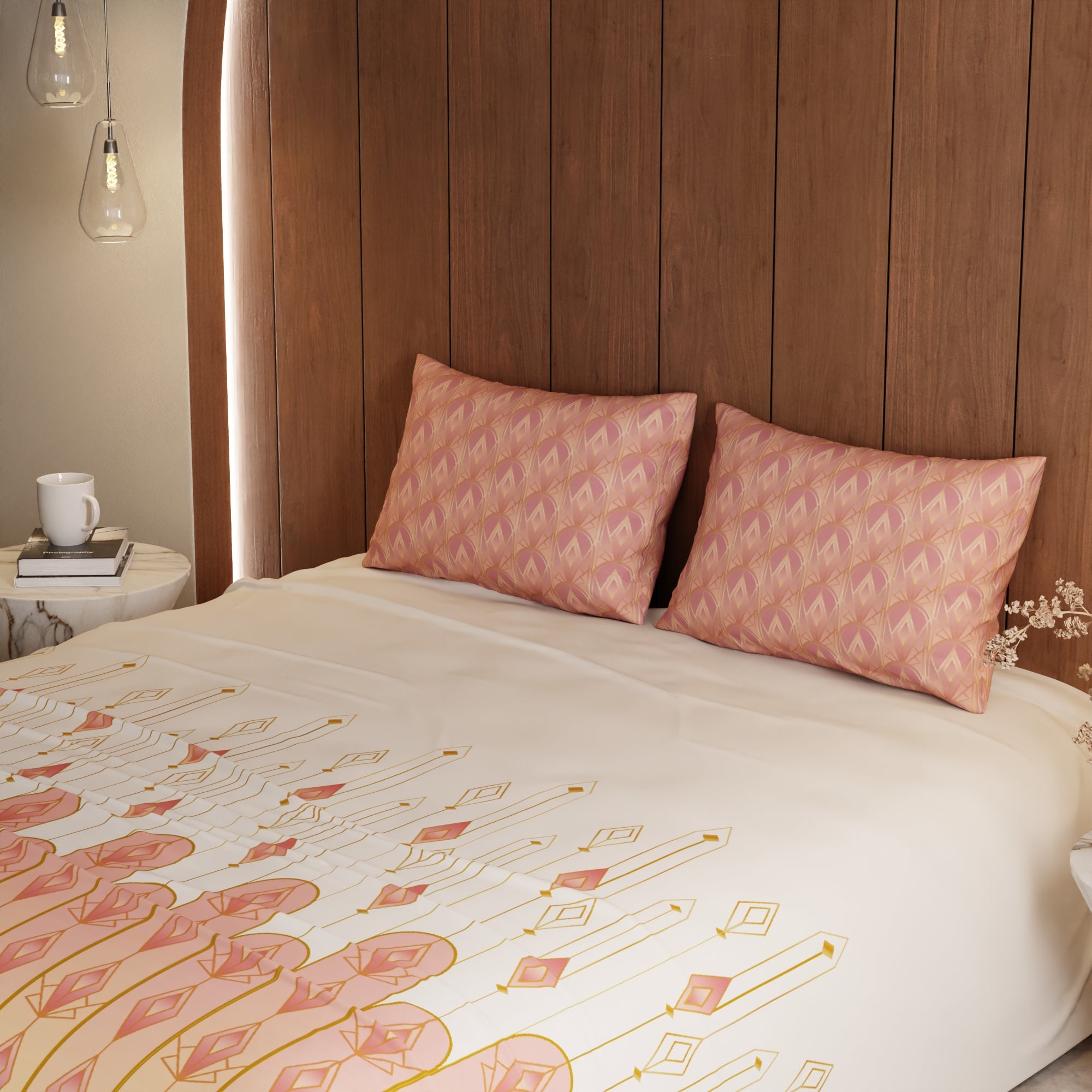 Blush Blossom Cotton Bedsheet Set