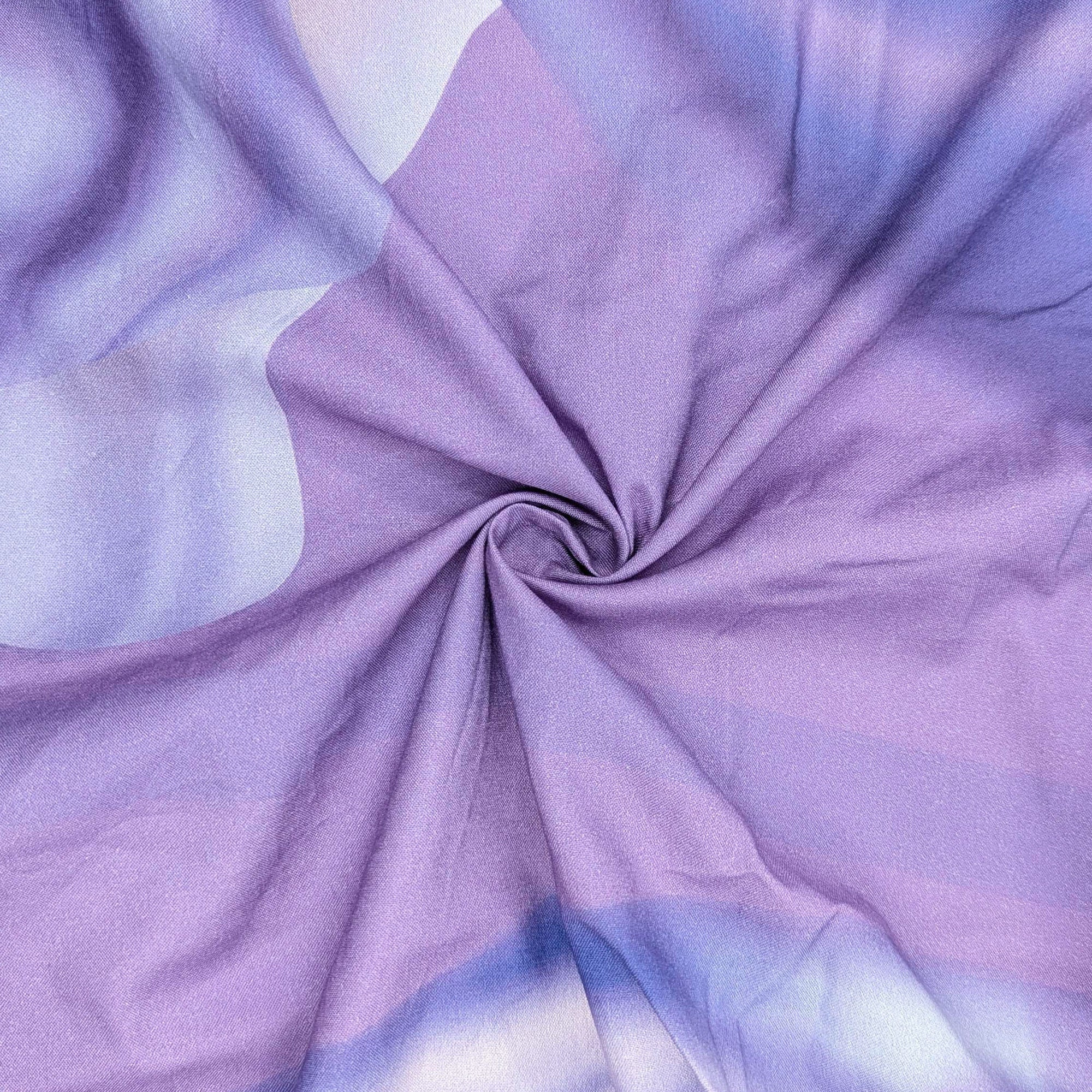 Lilac Twirl 100% Cotton Bedsheet Set