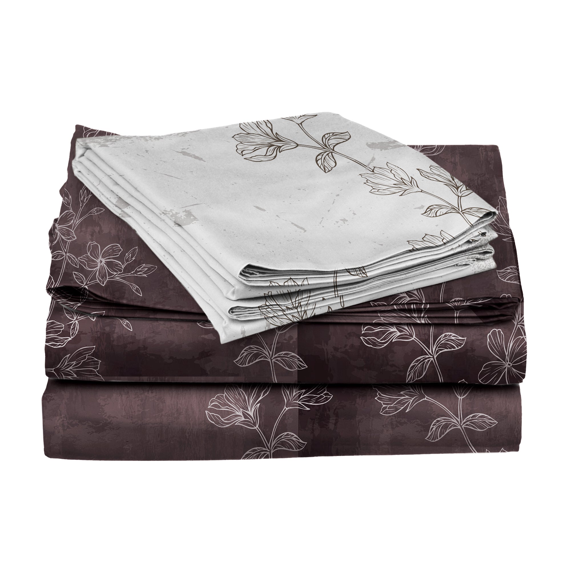 Cocoa Patina 100% Cotton Bedsheet Set