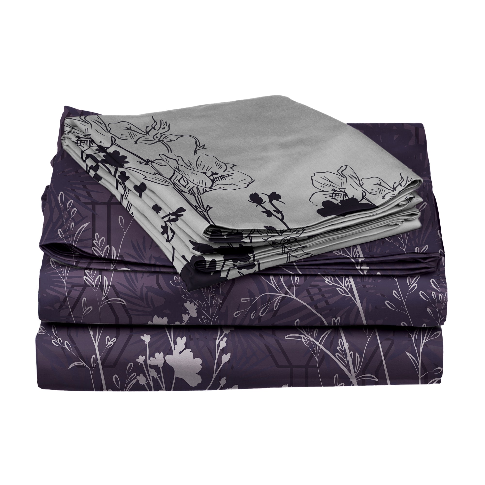 Orchid Canopy 100% Cotton Bedsheet Set